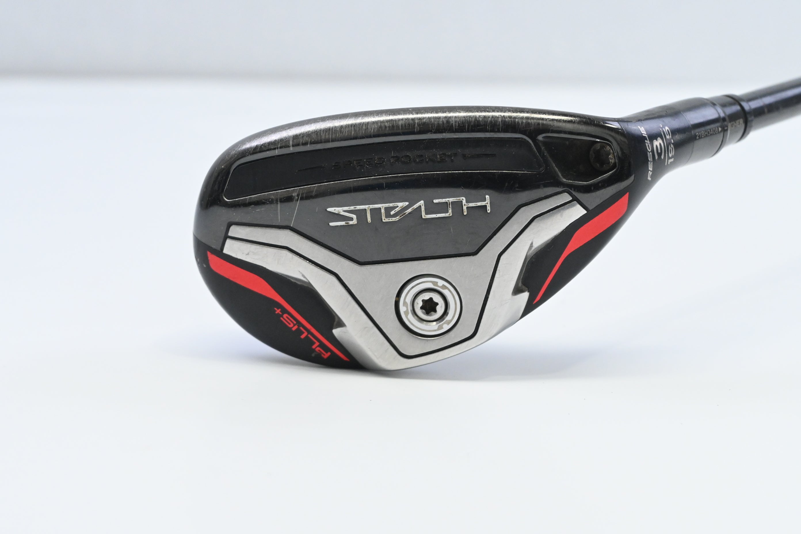 Taylormade Stealth Plus #3 Hybrid / 19.5 Degree / Stiff Flex HZRDUS Smoke Red 80