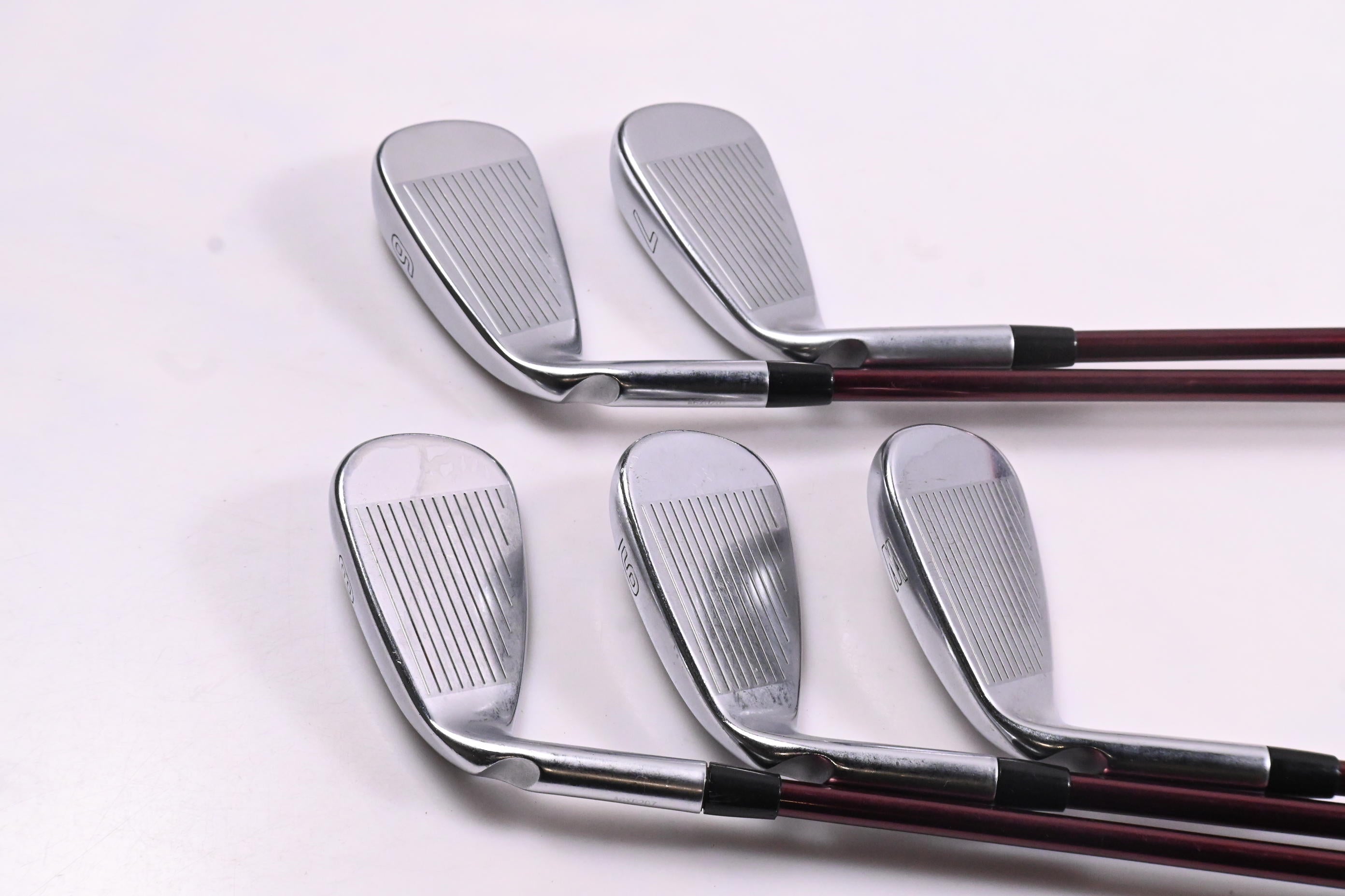 Ping G700 Irons / 6-PW / Orange Dot / Regular Flex Mitsubishi Fubuki Red Shafts