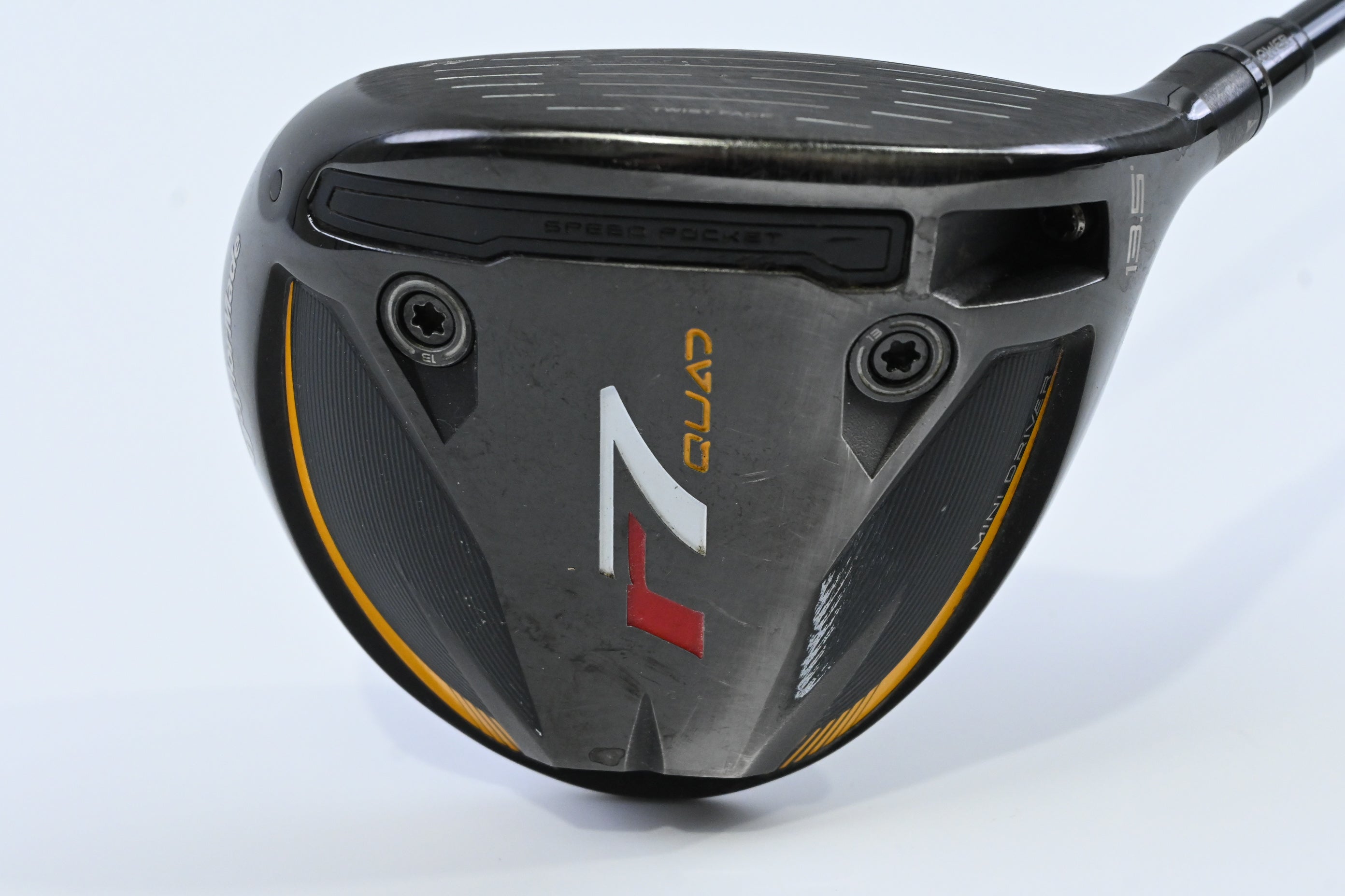 Taylormade R7 Quad Mini Driver / 13.5 Degree / Stiff Flex Fujikura Speeder MD 6