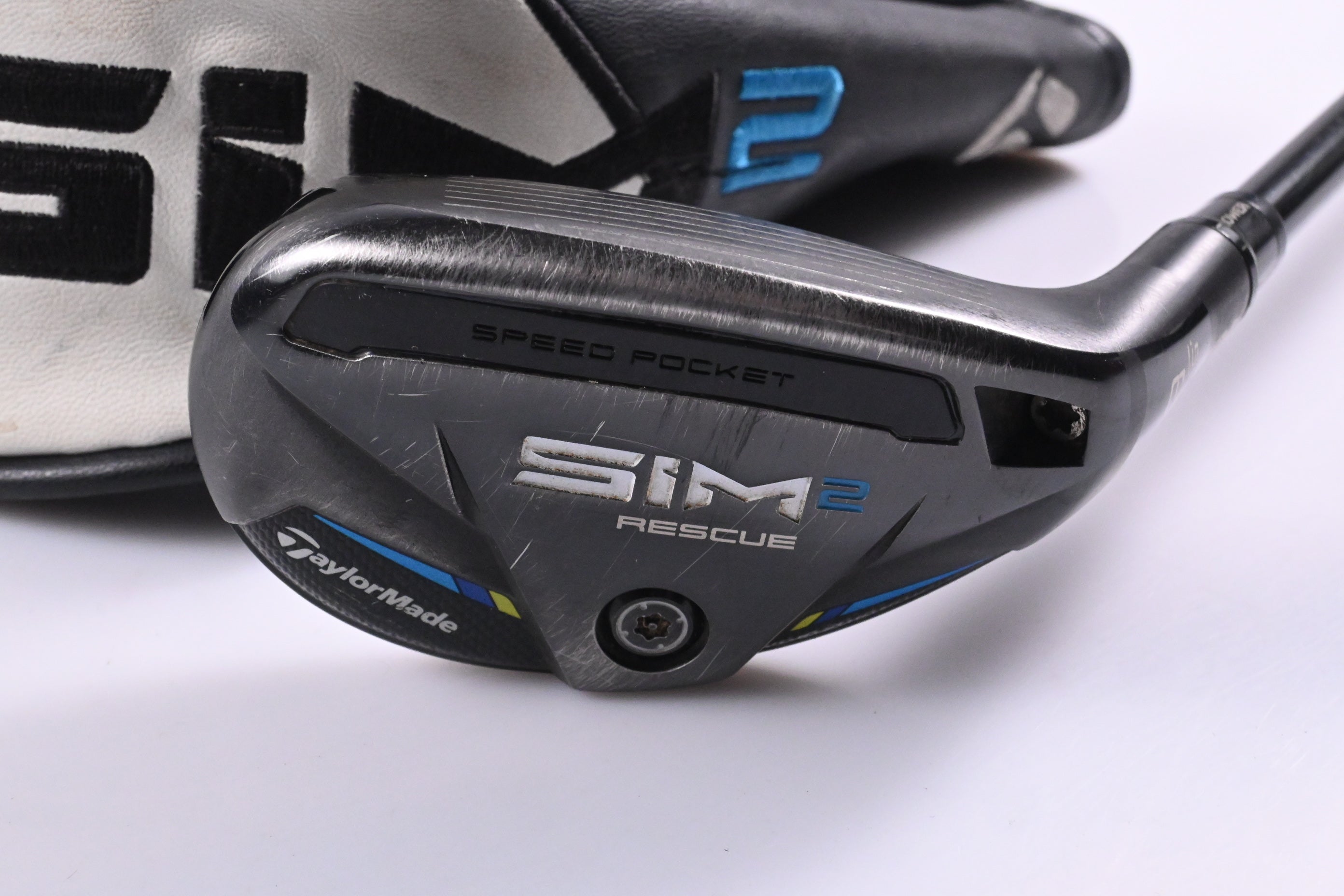 Taylormade SIM2 #3 Hybrid / 19.5 Degree / Stiff Flex Tensei AV Blue 80 Shaft