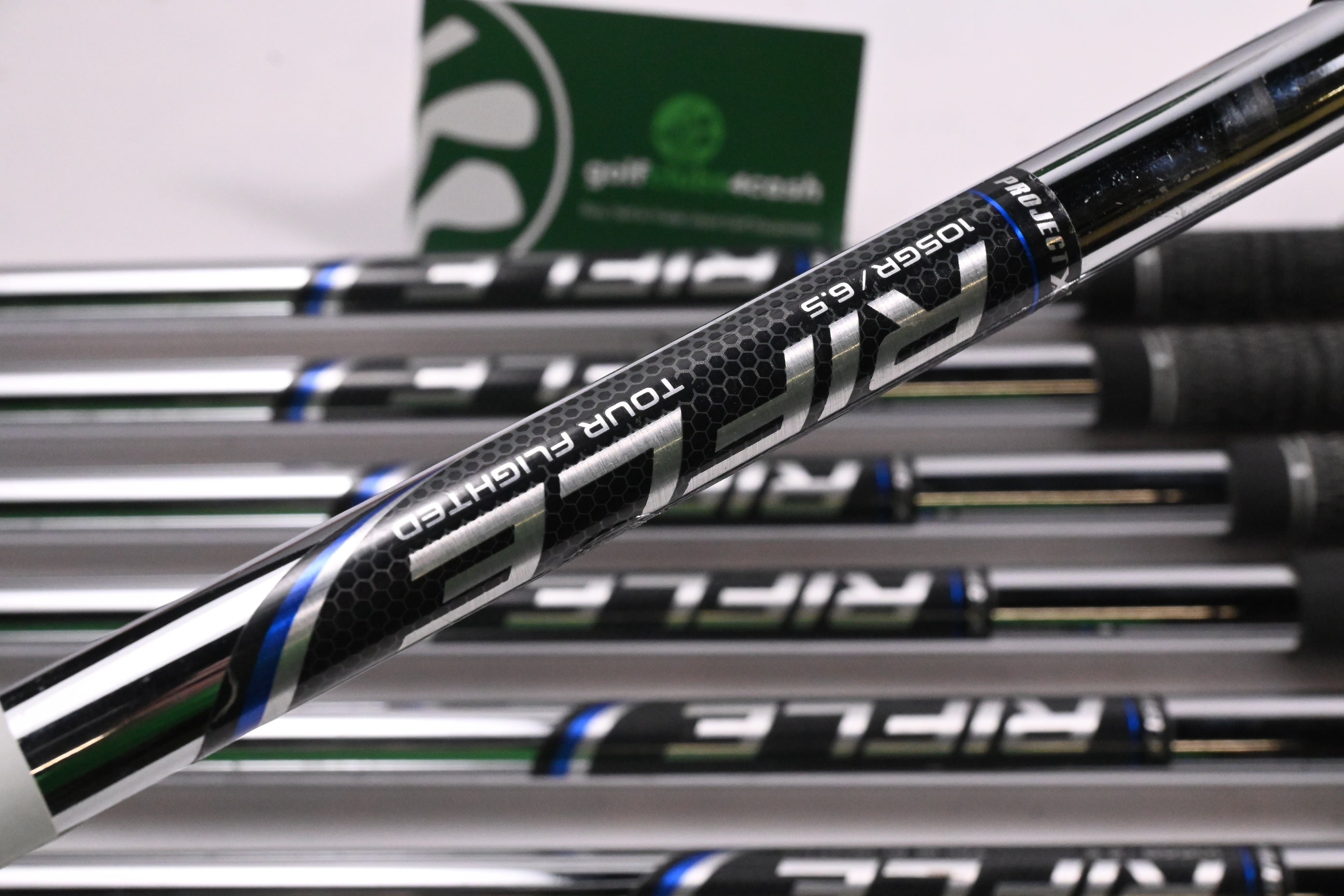 Callaway Rogue ST Pro Irons / 4-PW / X-Flex Rifle Tour Flighted 105 Shafts
