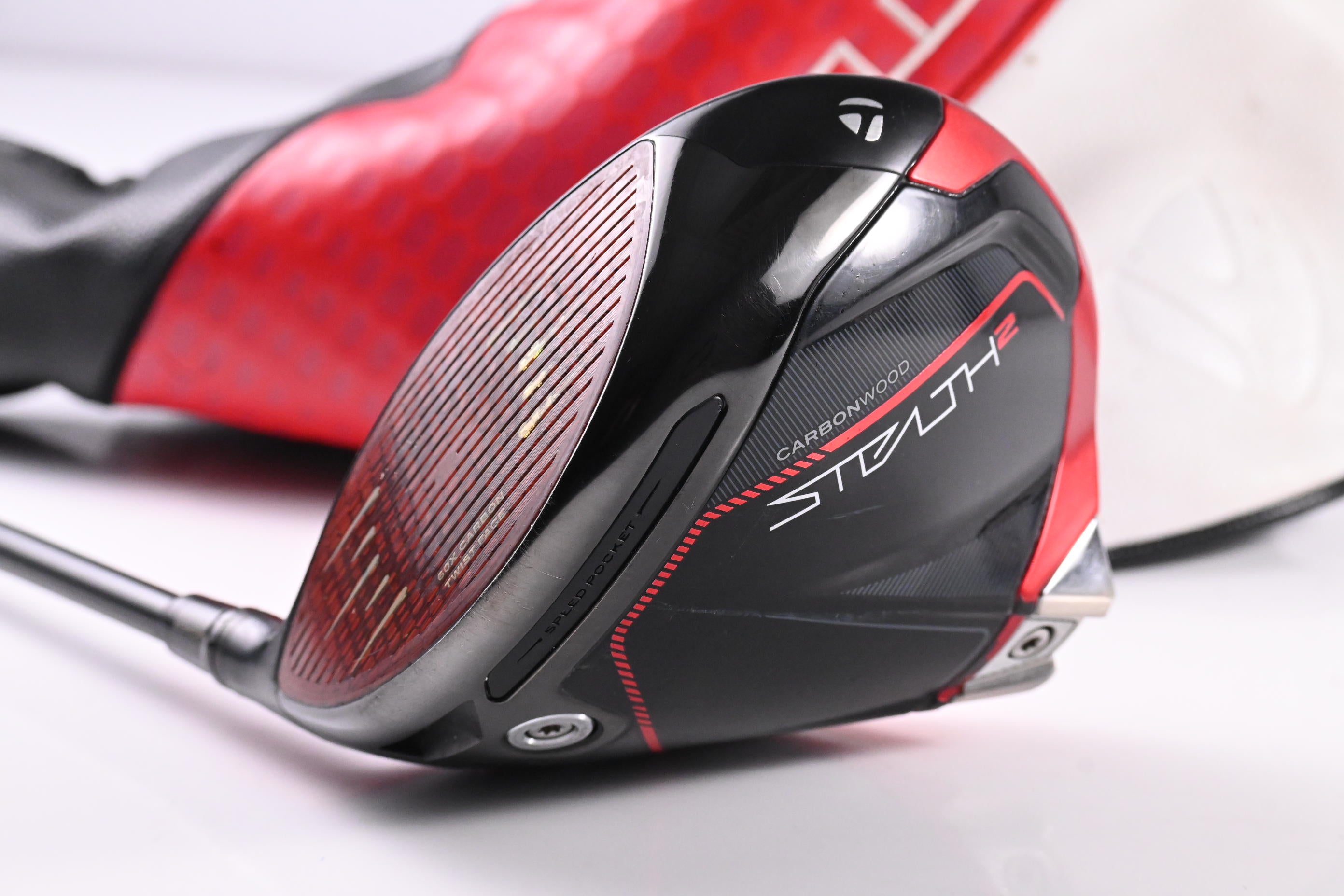 Left Hand Taylormade Stealth 2 Driver / 10.5 Degree / Stiff Flex HZRDUS Black 60