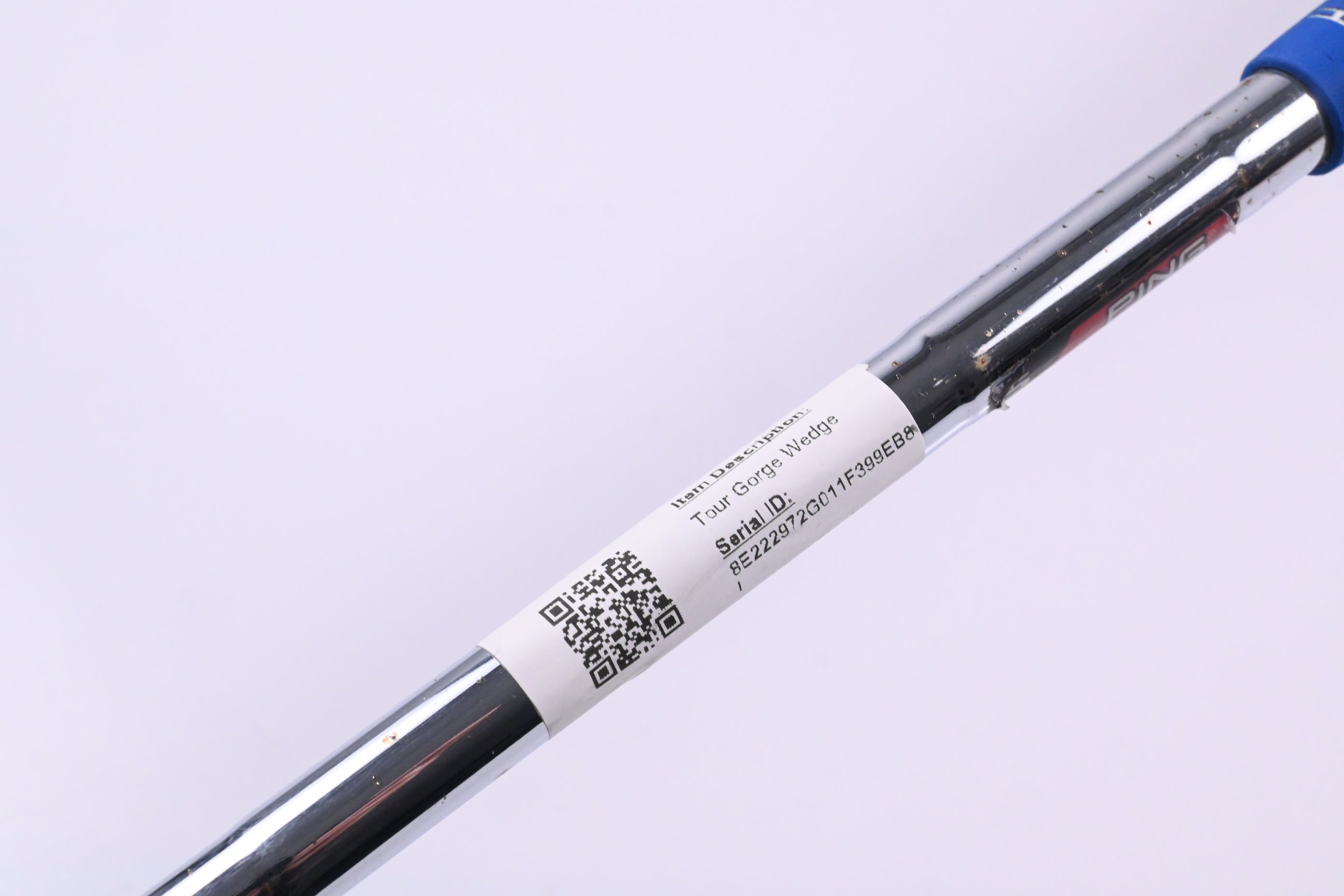 Ping Tour Gorge Lob Wedge / 58 Degree / Black Dot / Stiff Flex Ping CFS Shaft