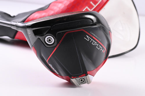 Left Hand Taylormade Stealth 2 Driver / 10.5 Degree / Stiff Flex HZRDUS Black 60