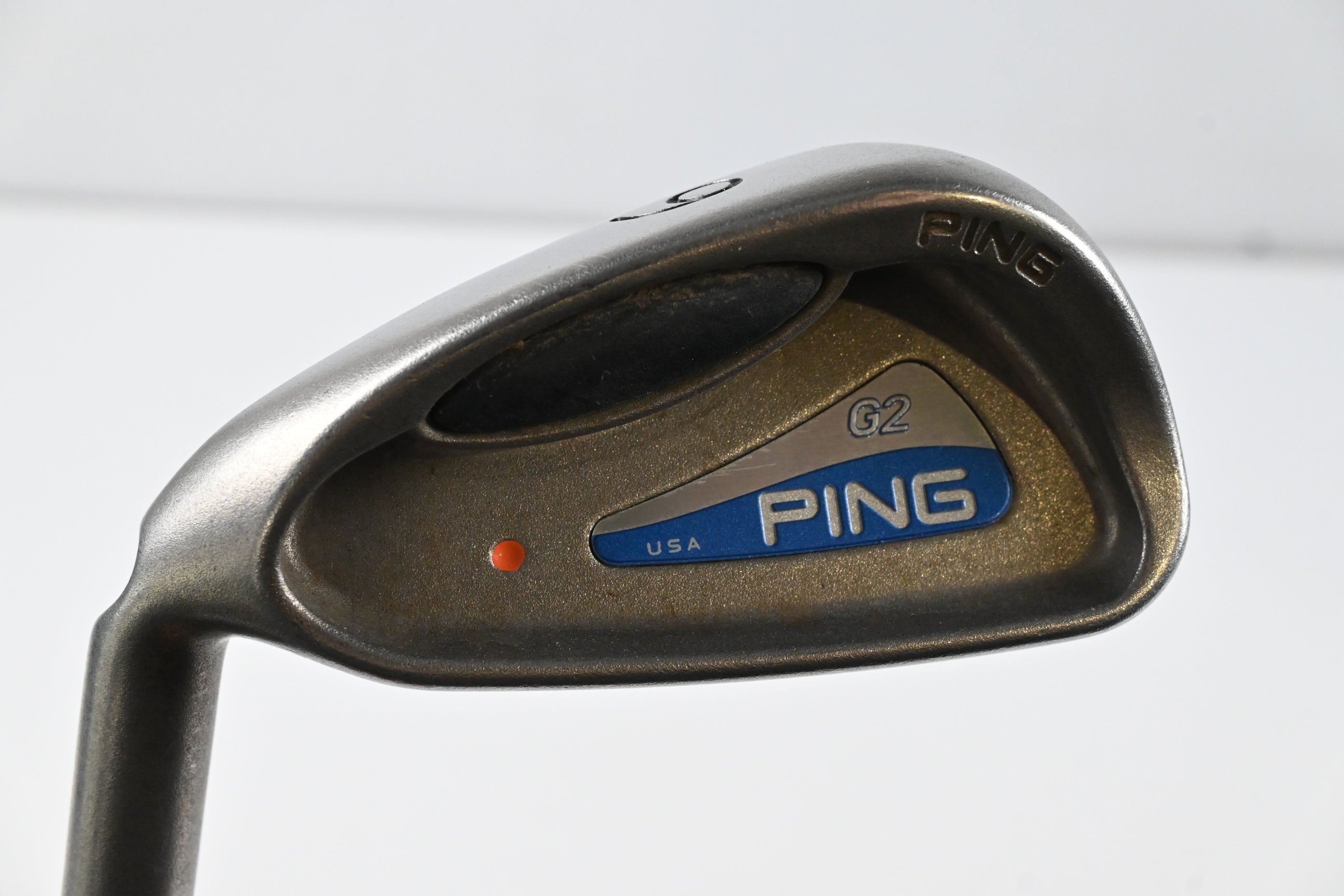Left Hand Ping G2 HL #6 Iron / Orange Dot / Stiff Flex Ping AWT Shaft