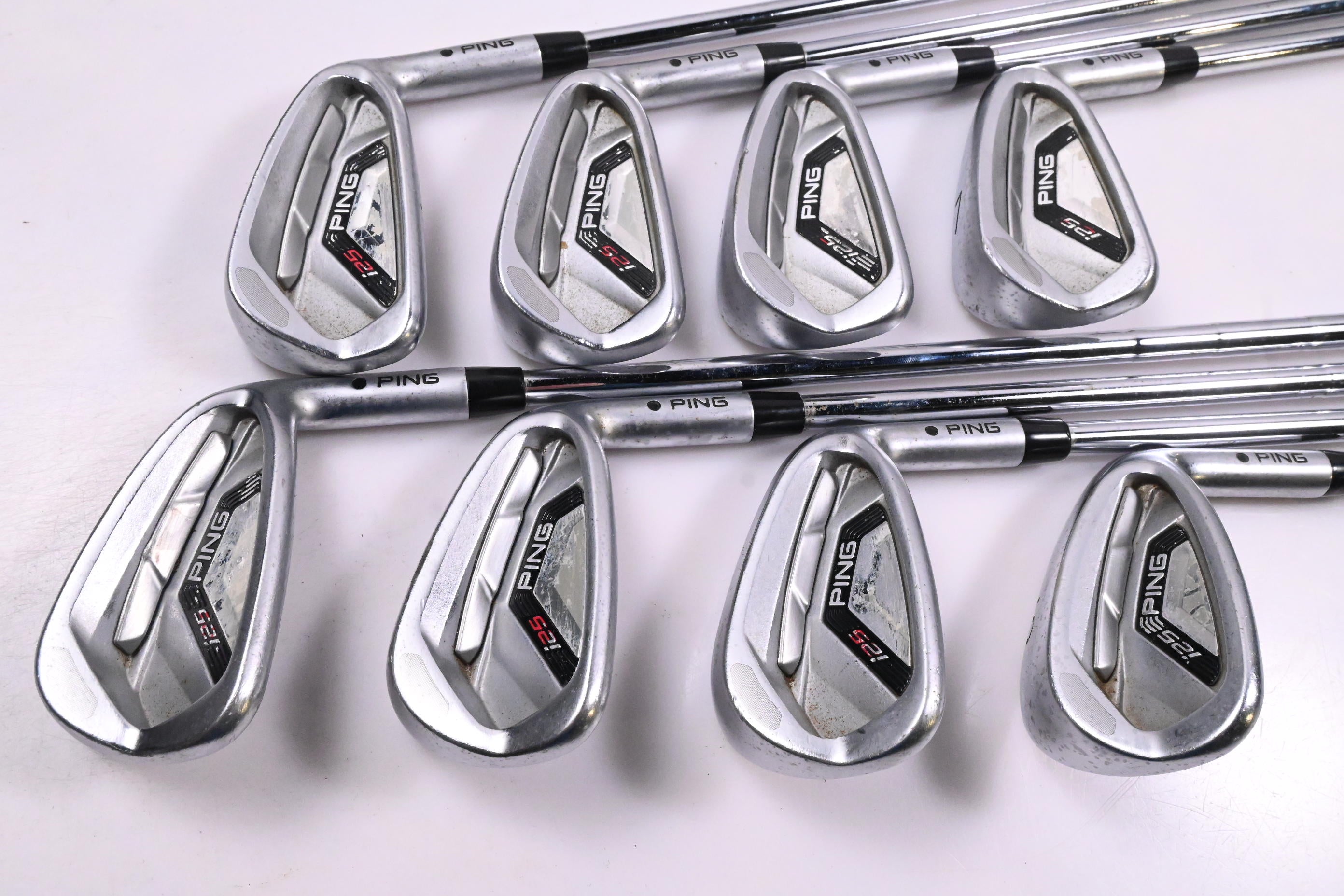 Ping i25 Irons / 4-PW+SW / Black Dot / Regular Flex Ping CFS Shafts