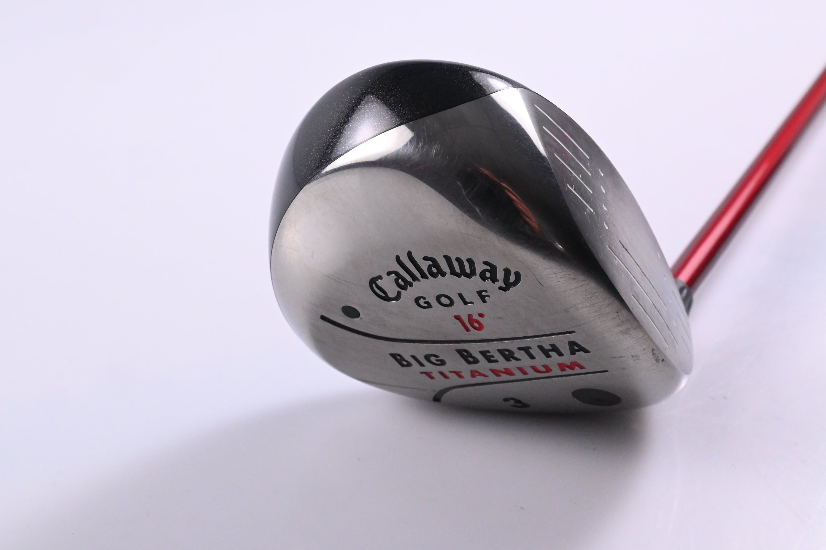 Callaway Big Bertha Titanium #3 Wood / 16 Degree / Firm Flex RCH 75w Shaft