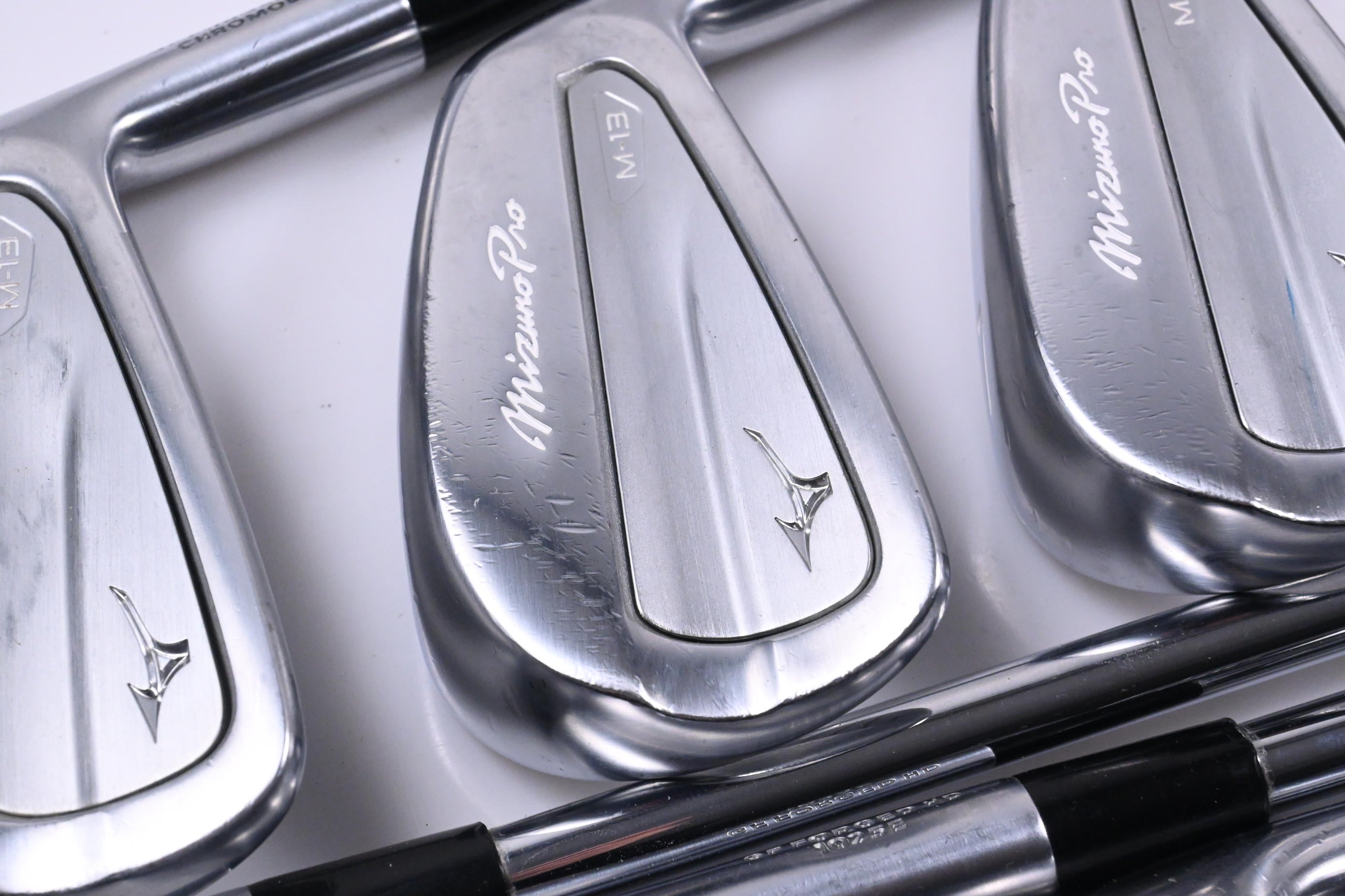 Mizuno M-13 Irons / 5-PW+GW / Stiff Flex True Temper AMT Silver Shafts