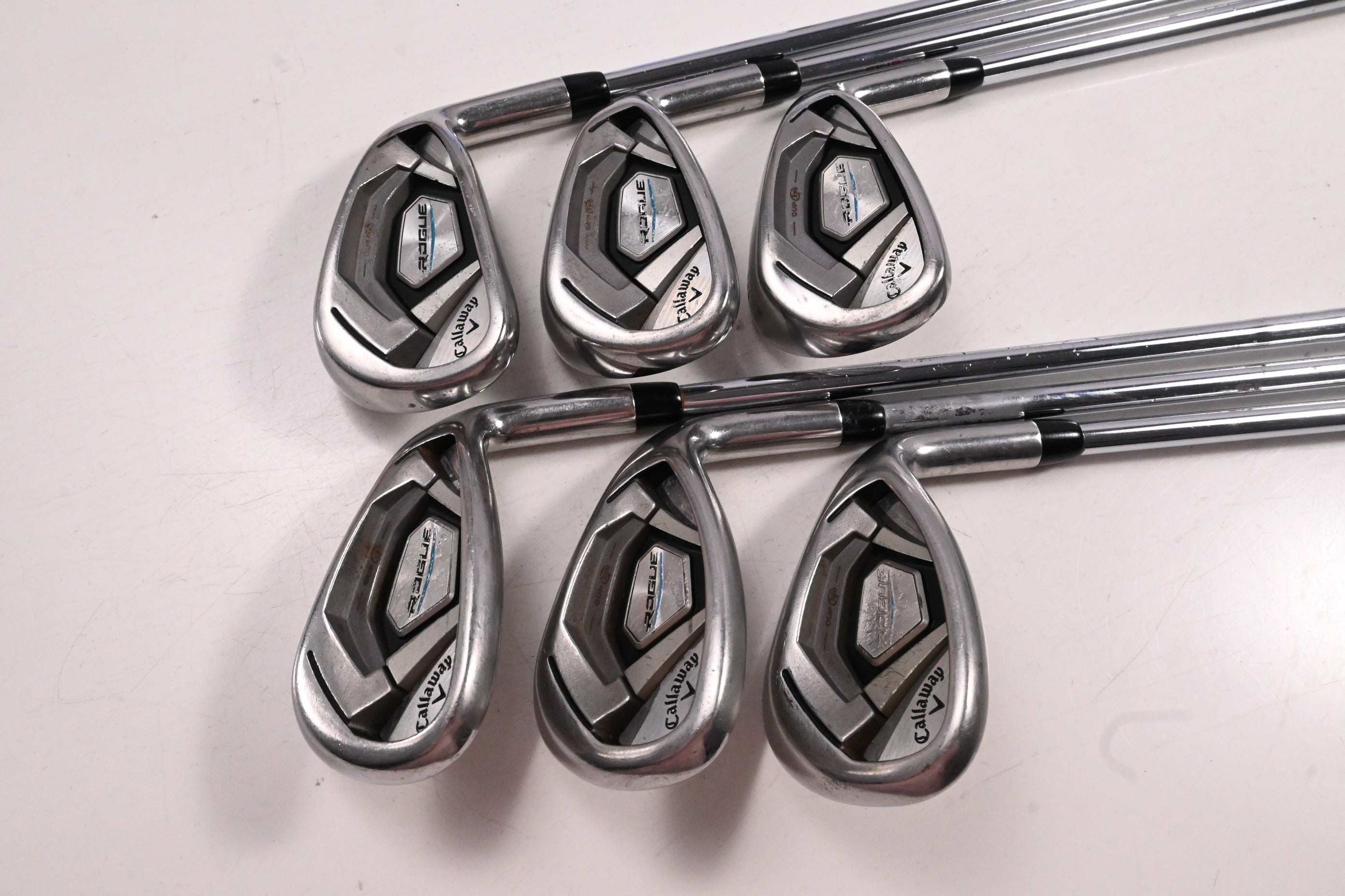 Callaway Rogue CF18 Irons / 7-PW+AW+SW / Regular Flex Speedstep 80 Shafts