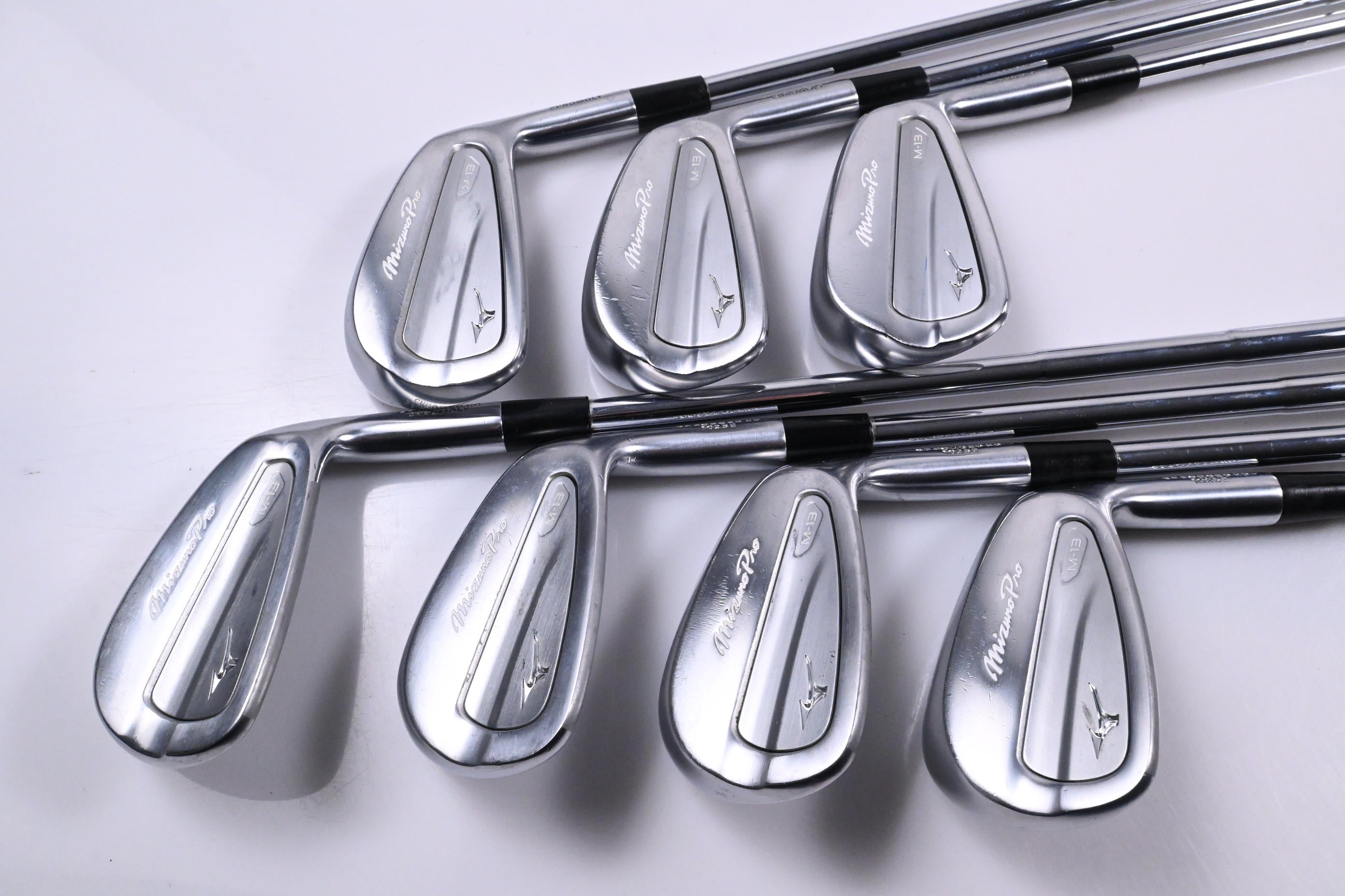 Mizuno M-13 Irons / 5-PW+GW / Stiff Flex True Temper AMT Silver Shafts
