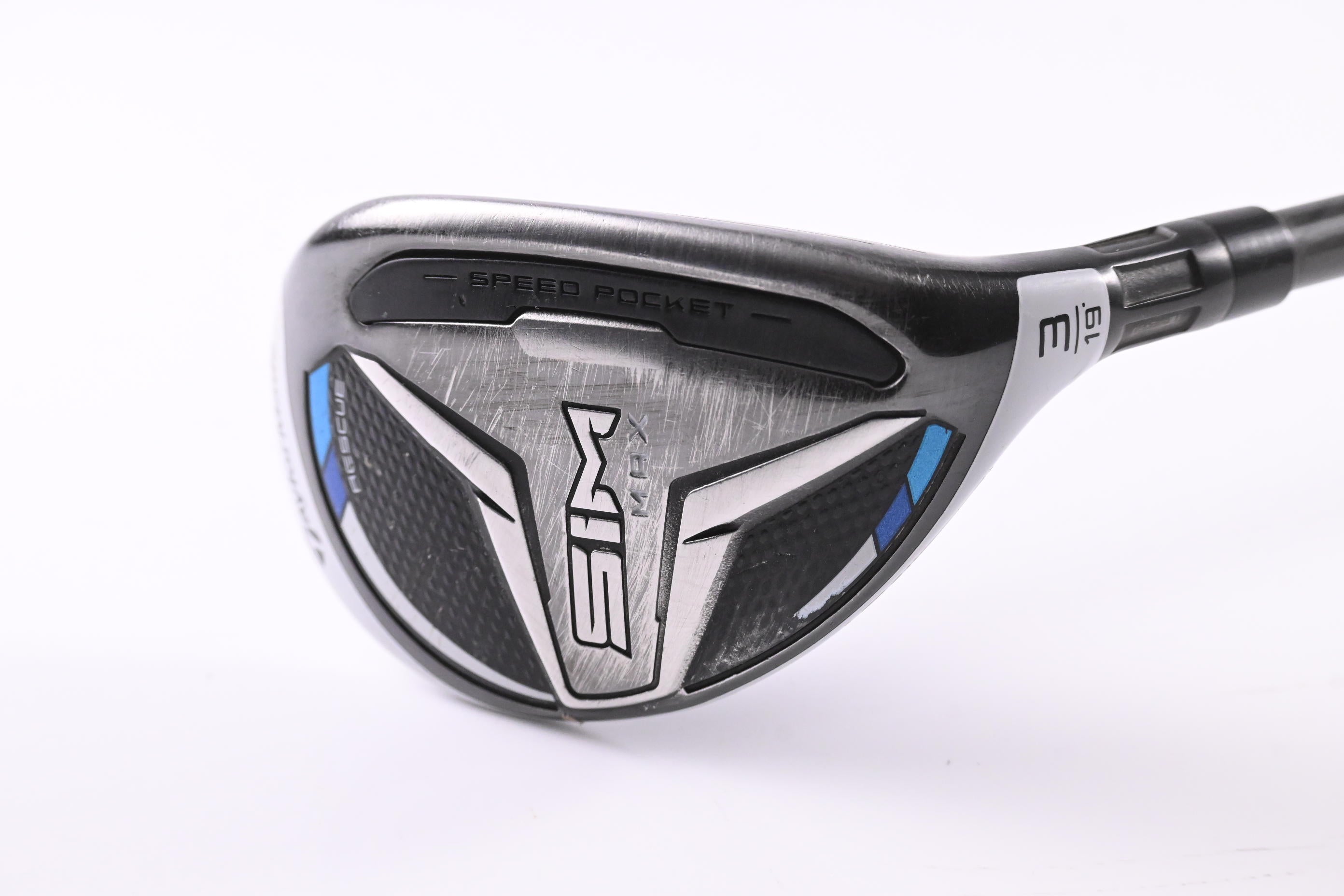 Taylormade SIM Max #3 Hybrid / 19 Degree / Regular Flex Bassara 60 Shaft