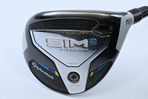 Taylormade SIM2 Ti #3 Wood / 15 Degree / Stiff Flex Tensei AV Raw Blue 65 Shaft