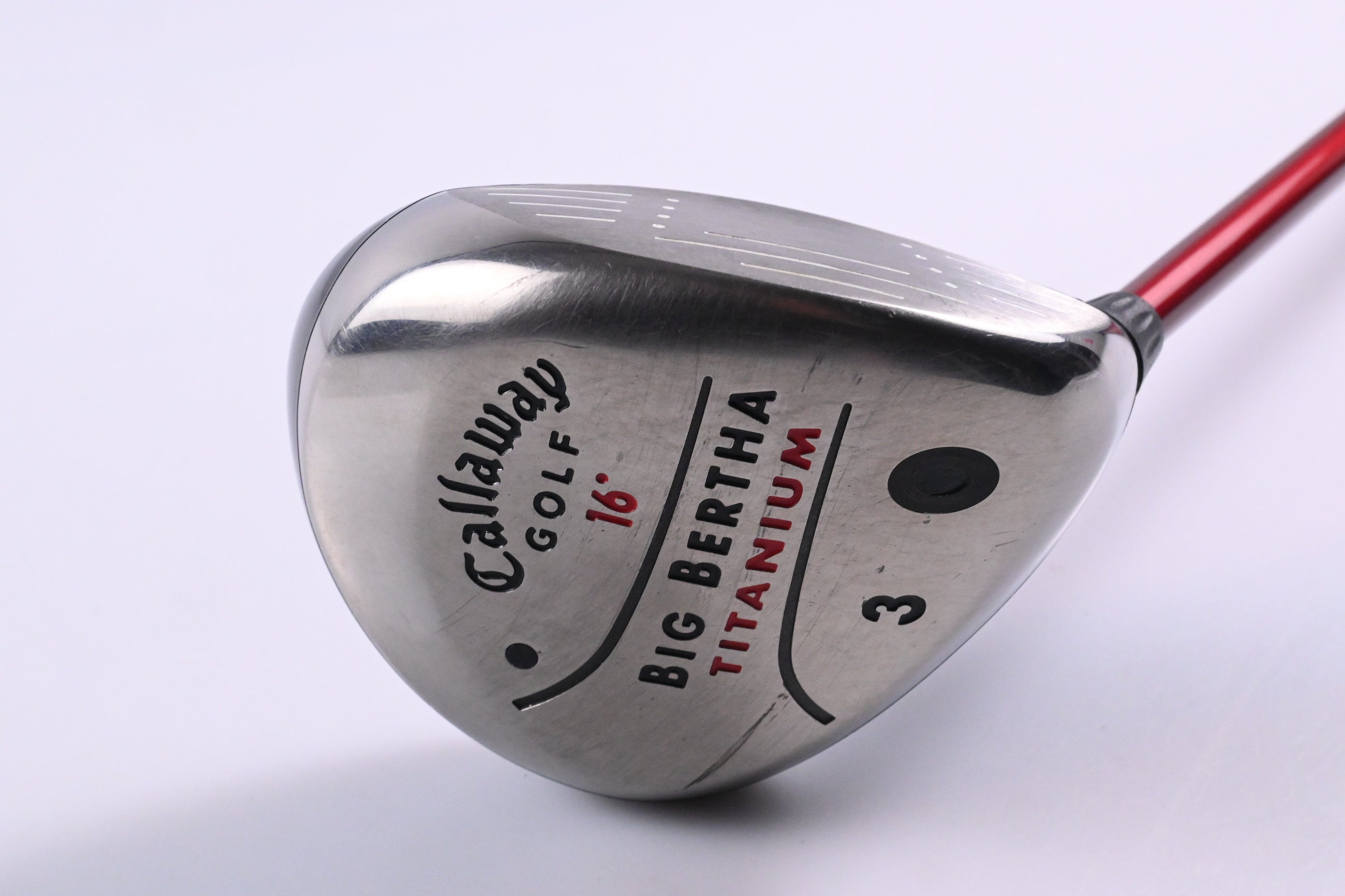 Callaway Big Bertha Titanium #3 Wood / 16 Degree / Firm Flex RCH 75w Shaft