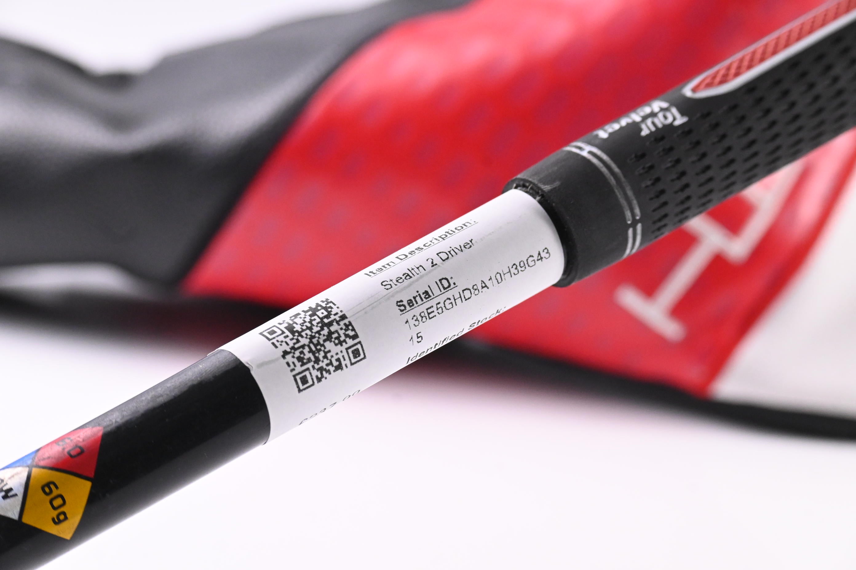 Left Hand Taylormade Stealth 2 Driver / 10.5 Degree / Stiff Flex HZRDUS Black 60