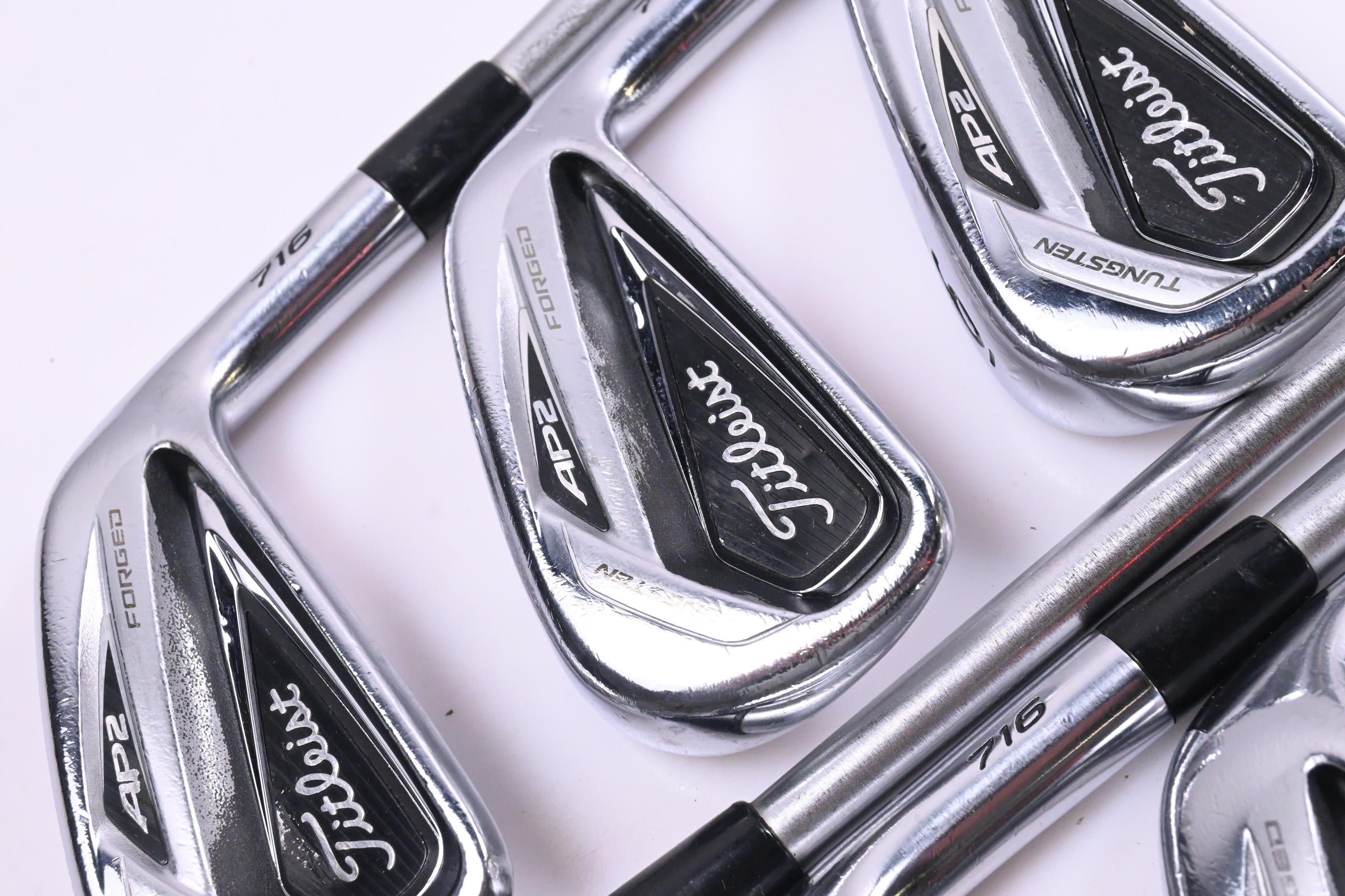 Titleist 716 AP2 Irons / 4-PW / Stiff Flex KBS Tour C-Taper Lite 110 Shafts