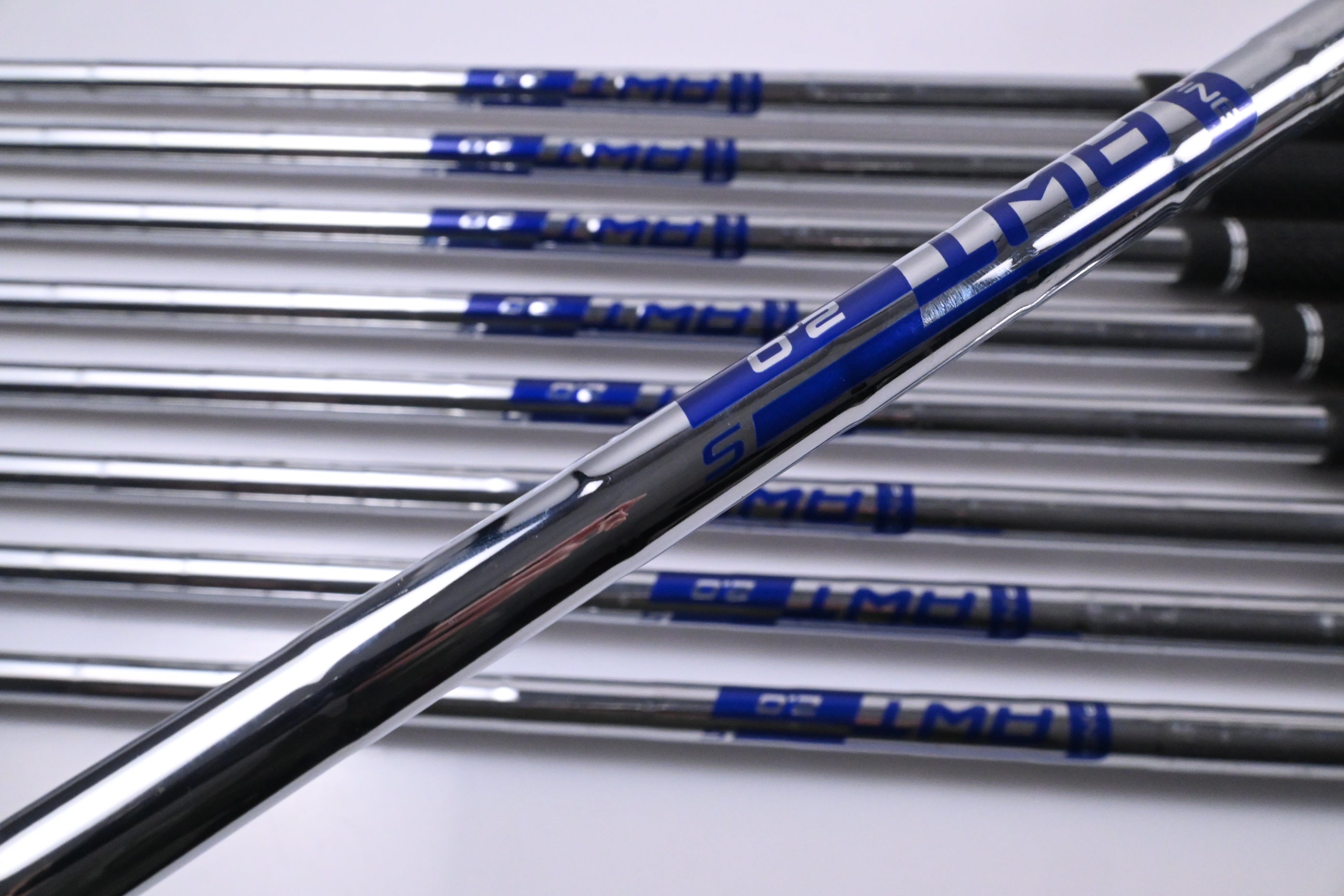 Ping G430 Irons / 4-PW+45°+54° / Green Dot / Stiff Flex Ping AWT 2.0 Shafts