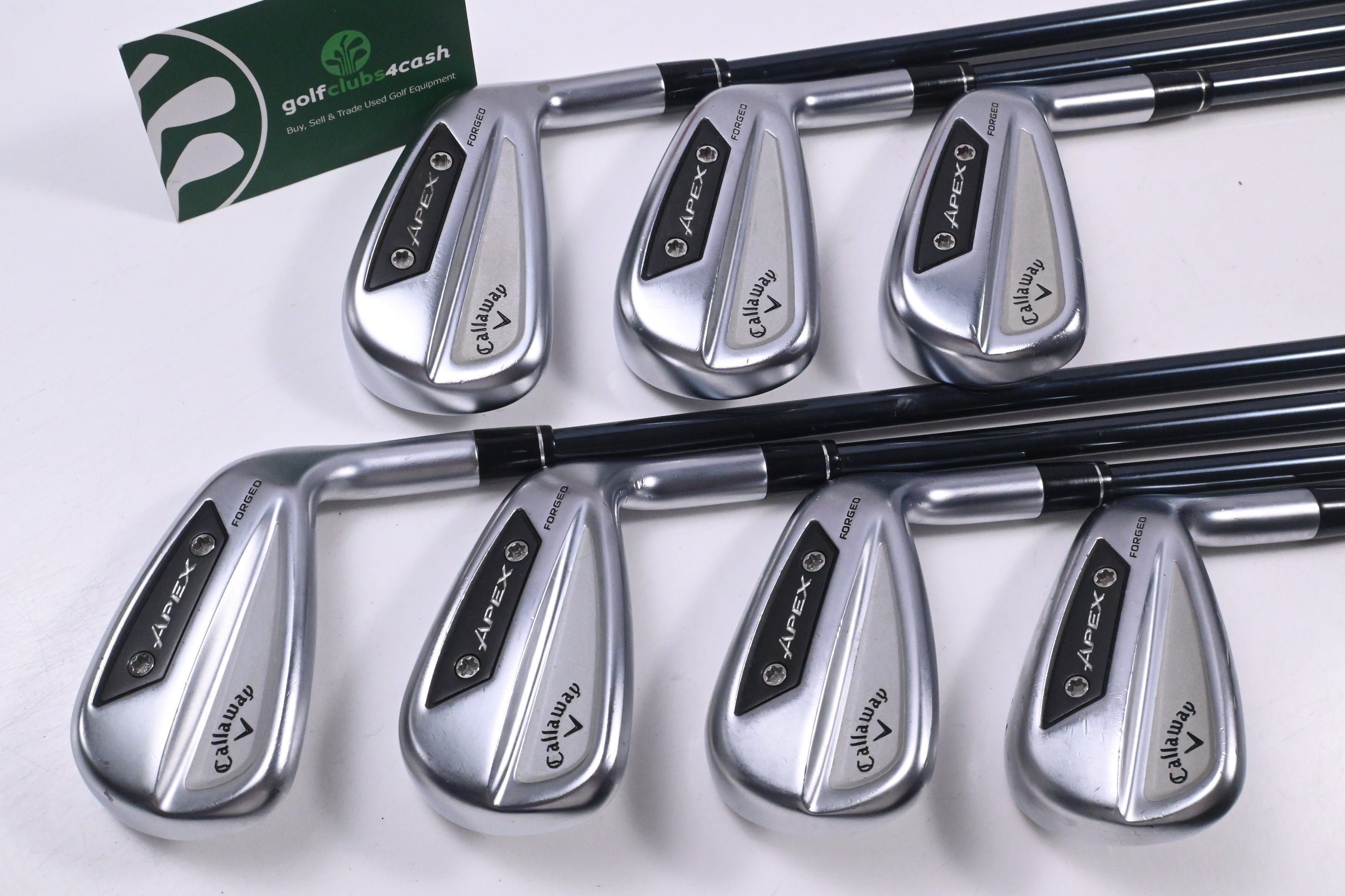Callaway Apex Ai300 Irons / 5-PW+GW / Senior Flex UST Mamiya Recoil HX Dart 70