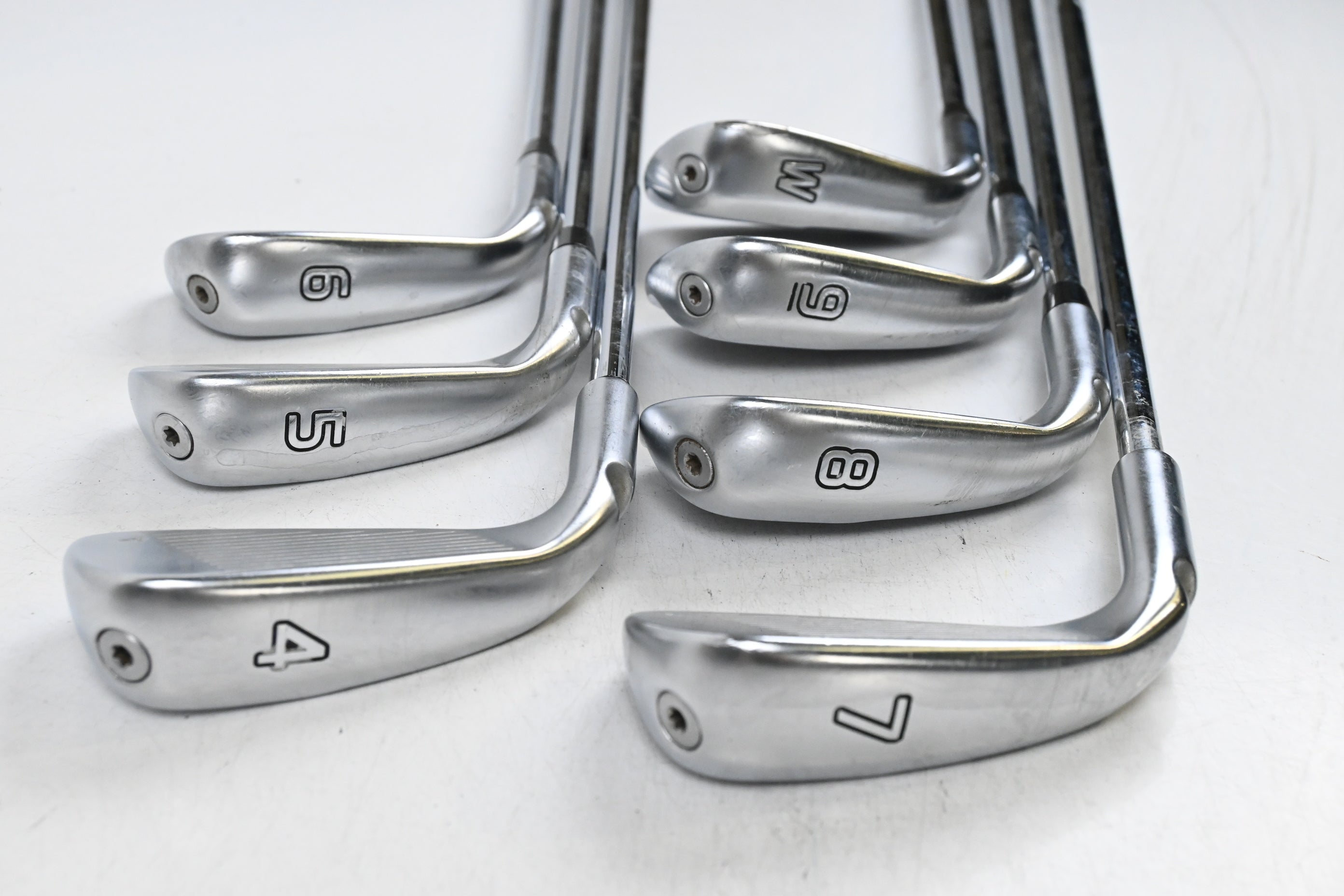 Ping G410 Irons / 4-PW / Red Dot / Stiff Flex Project X LZ 120 Steel Shaft