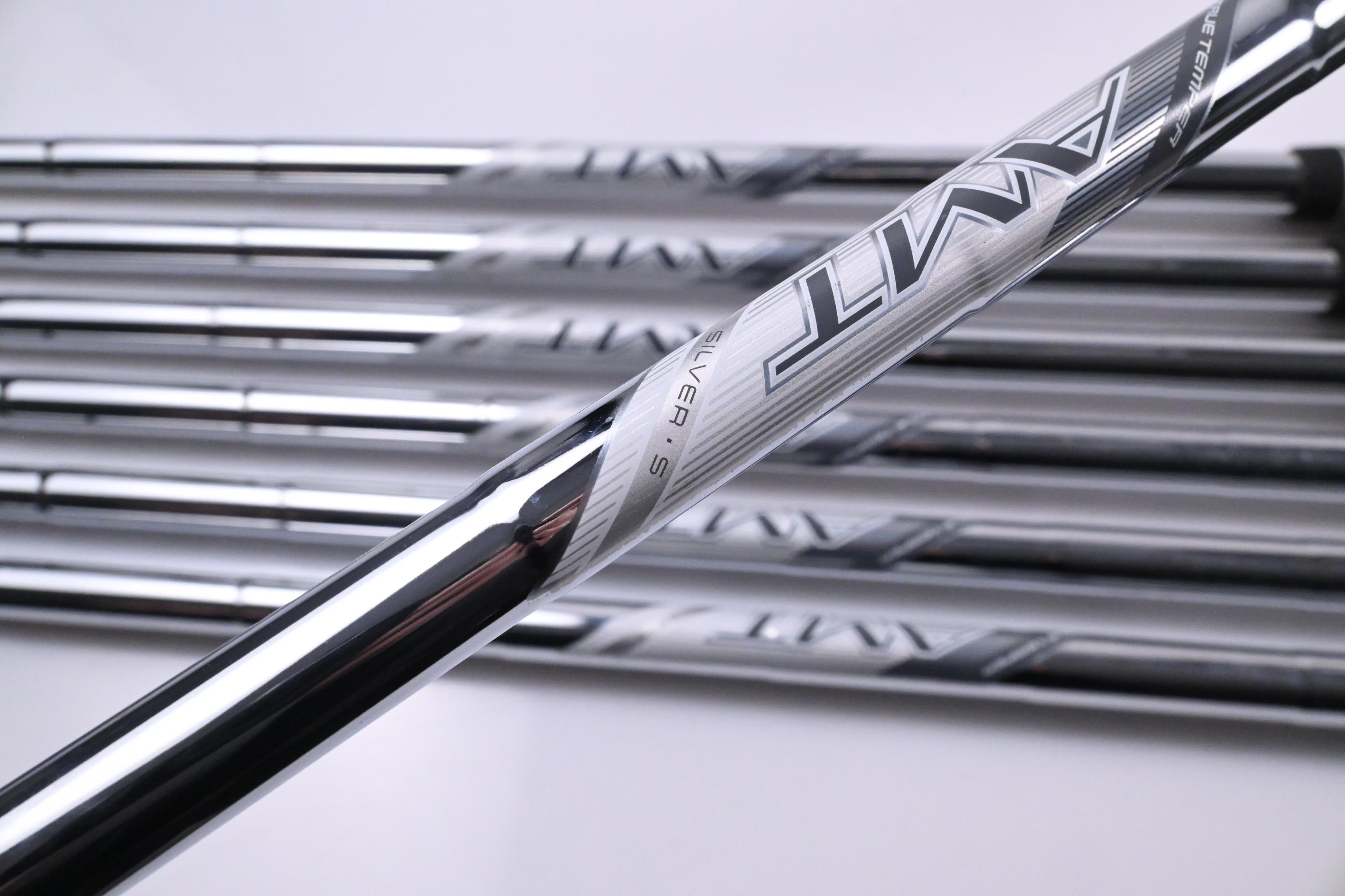 Mizuno M-13 Irons / 5-PW+GW / Stiff Flex True Temper AMT Silver Shafts