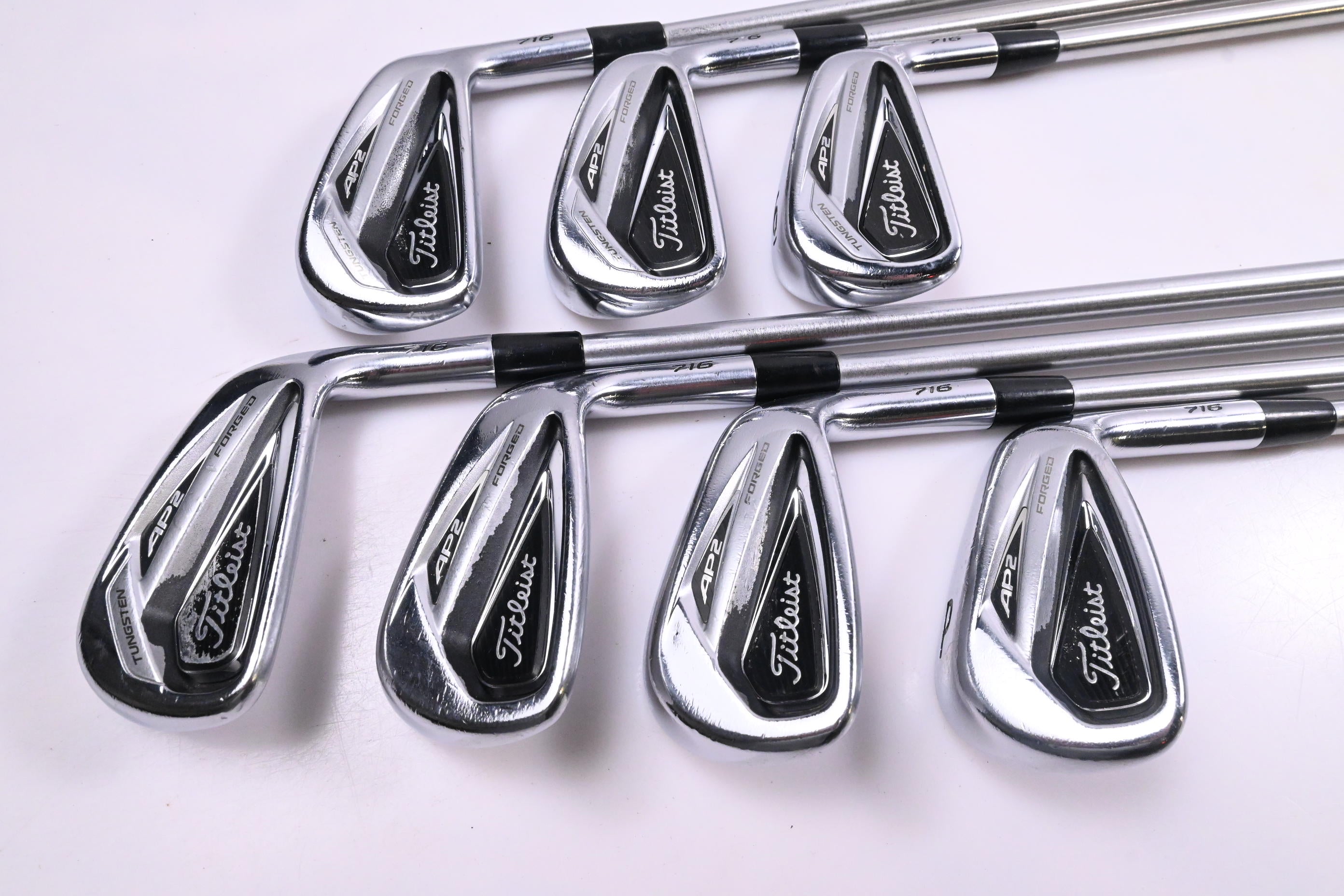 Titleist 716 AP2 Irons / 4-PW / Stiff Flex KBS Tour C-Taper Lite 110 Shafts