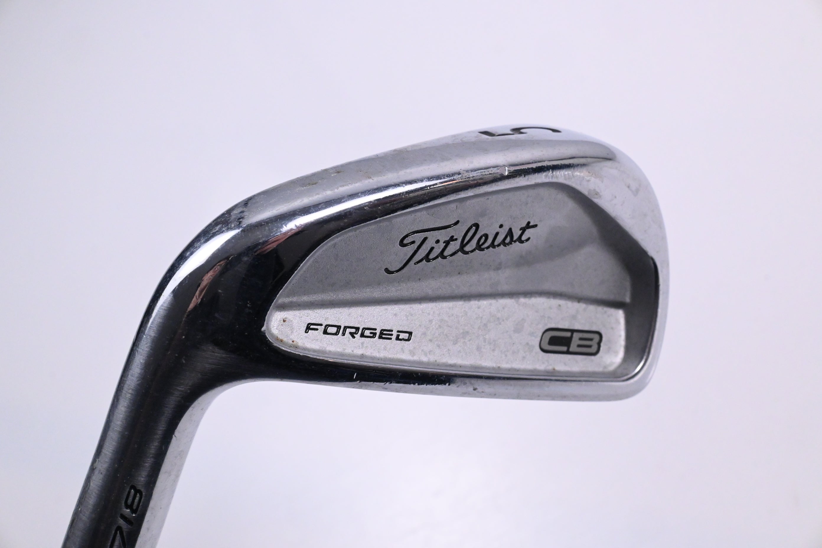 Left Hand Titleist 718 CB #5 Iron / 27 Degree / Regular Flex Project X LZ 115
