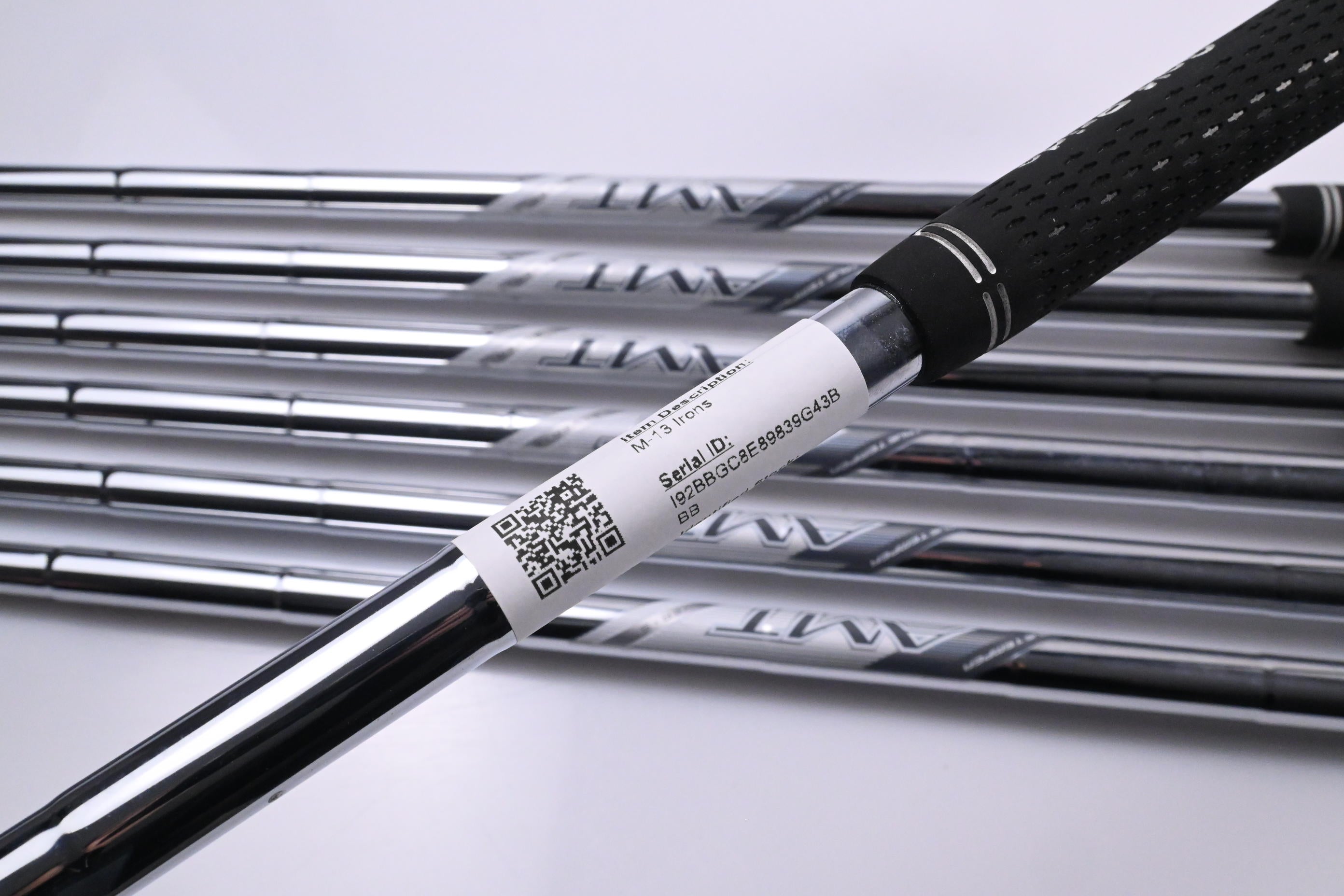 Mizuno M-13 Irons / 5-PW+GW / Stiff Flex True Temper AMT Silver Shafts