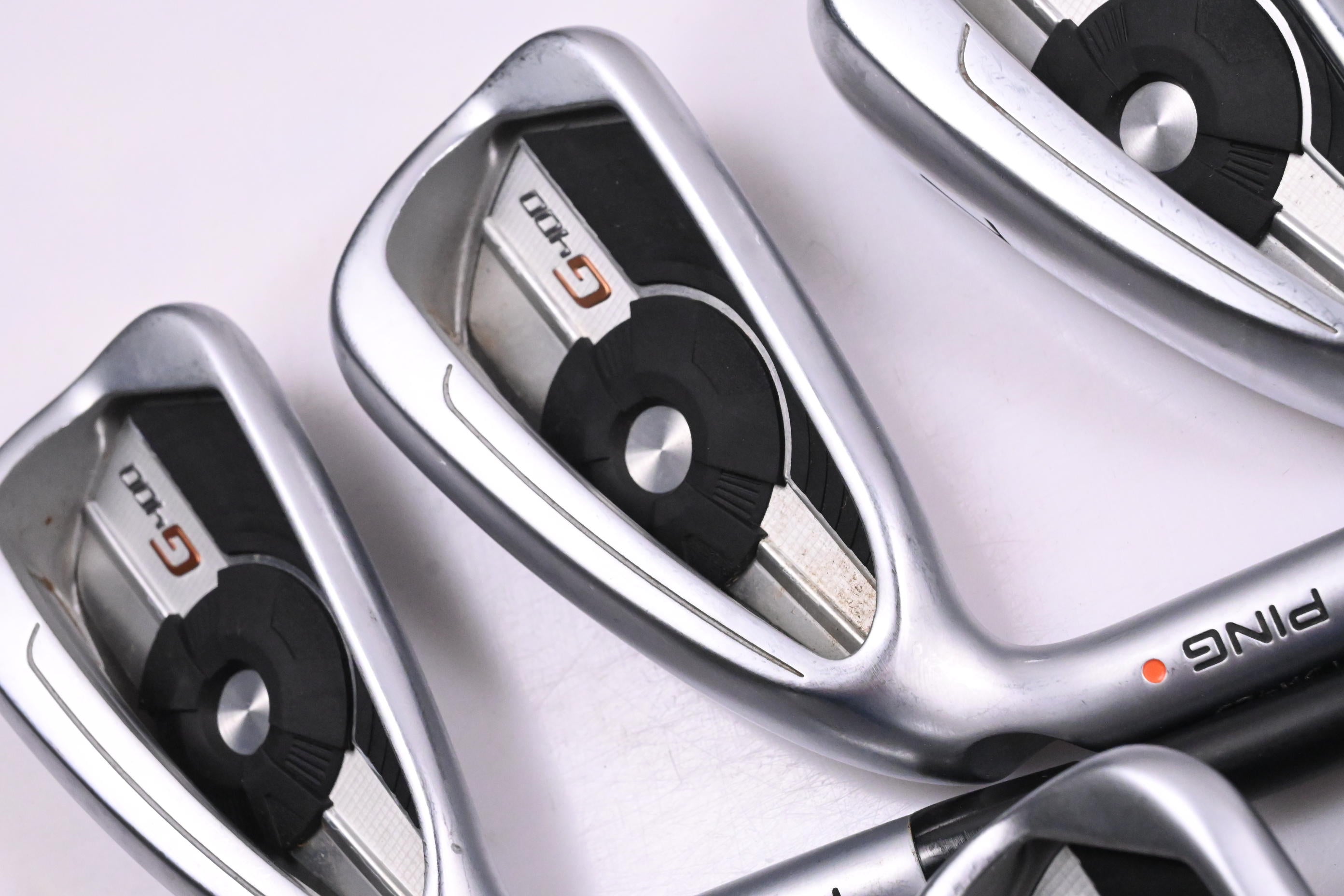 Left Hand Ping G400 Irons / 5-PW / Orange Dot / Senior Flex Ping Alta CB AWT