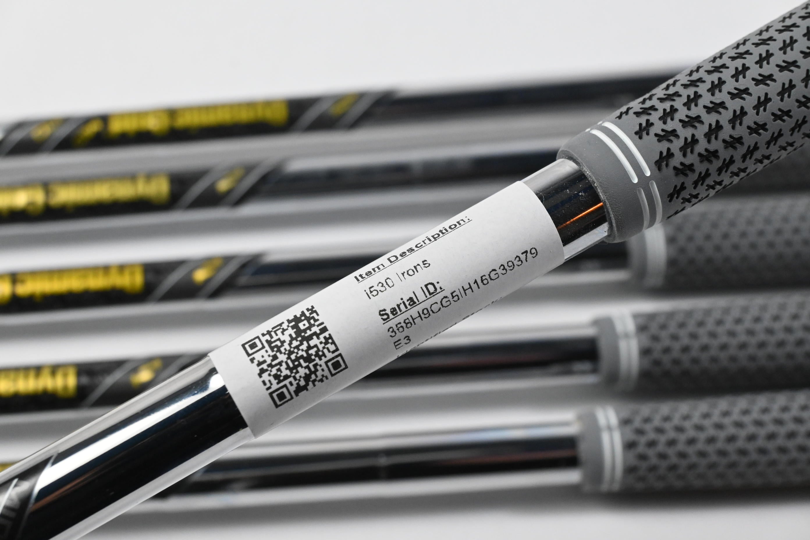 Ping i530 Irons / 5-PW / Black Dot / Stiff Flex Dynamic Gold 100 S300 Shafts