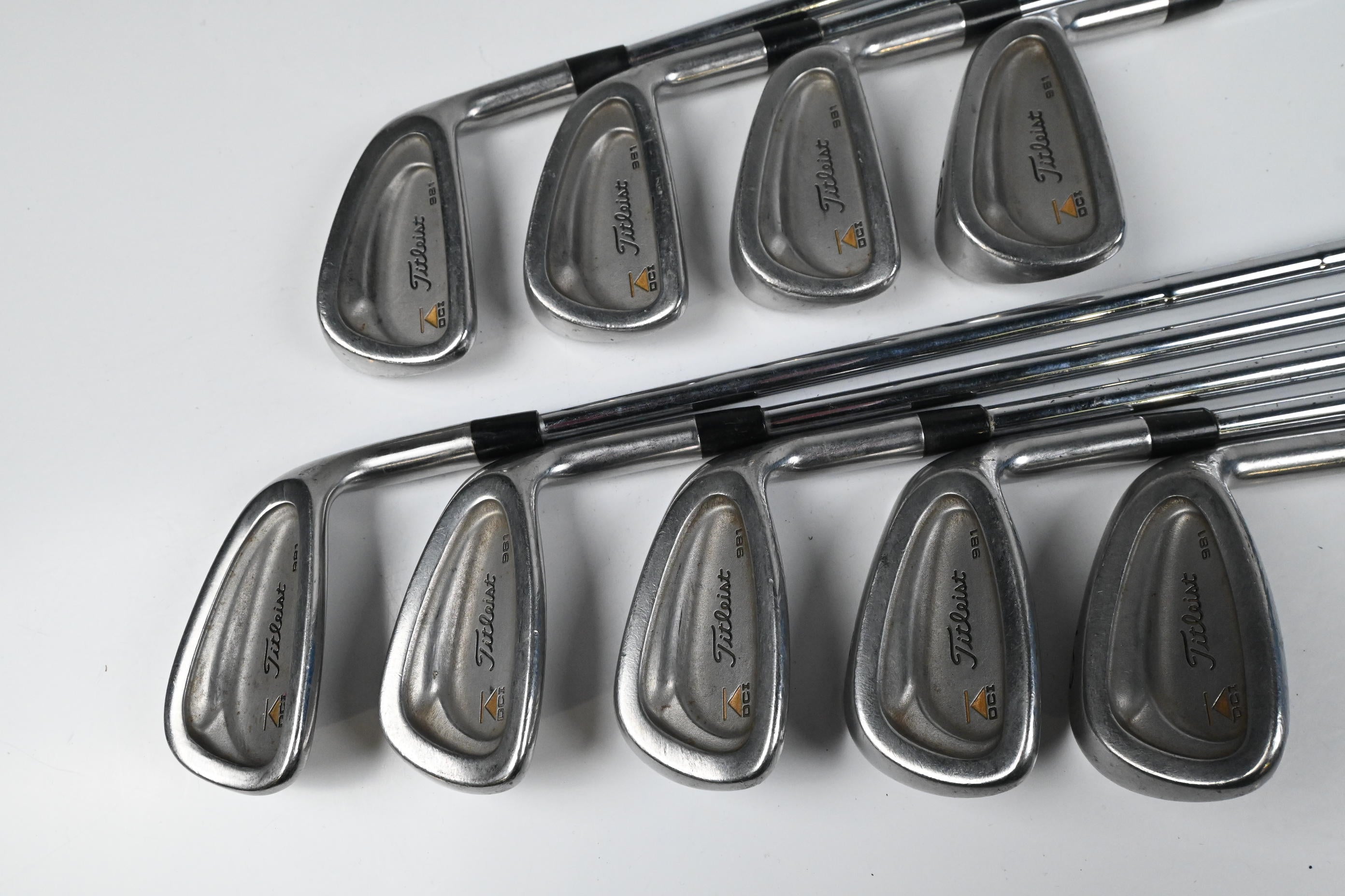 Titleist DCI 981 Irons / 3-PW+SW / Regular Flex Titleist Tri Spec Shafts