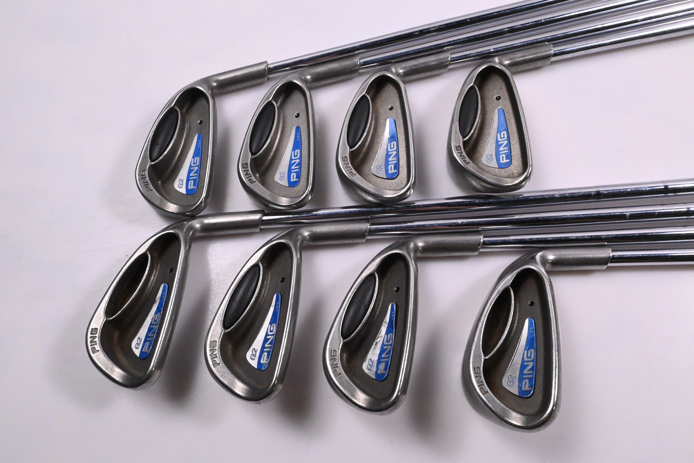 Ping G2 Irons / 3-PW / Black Dot / Stiff Flex Steel Shafts