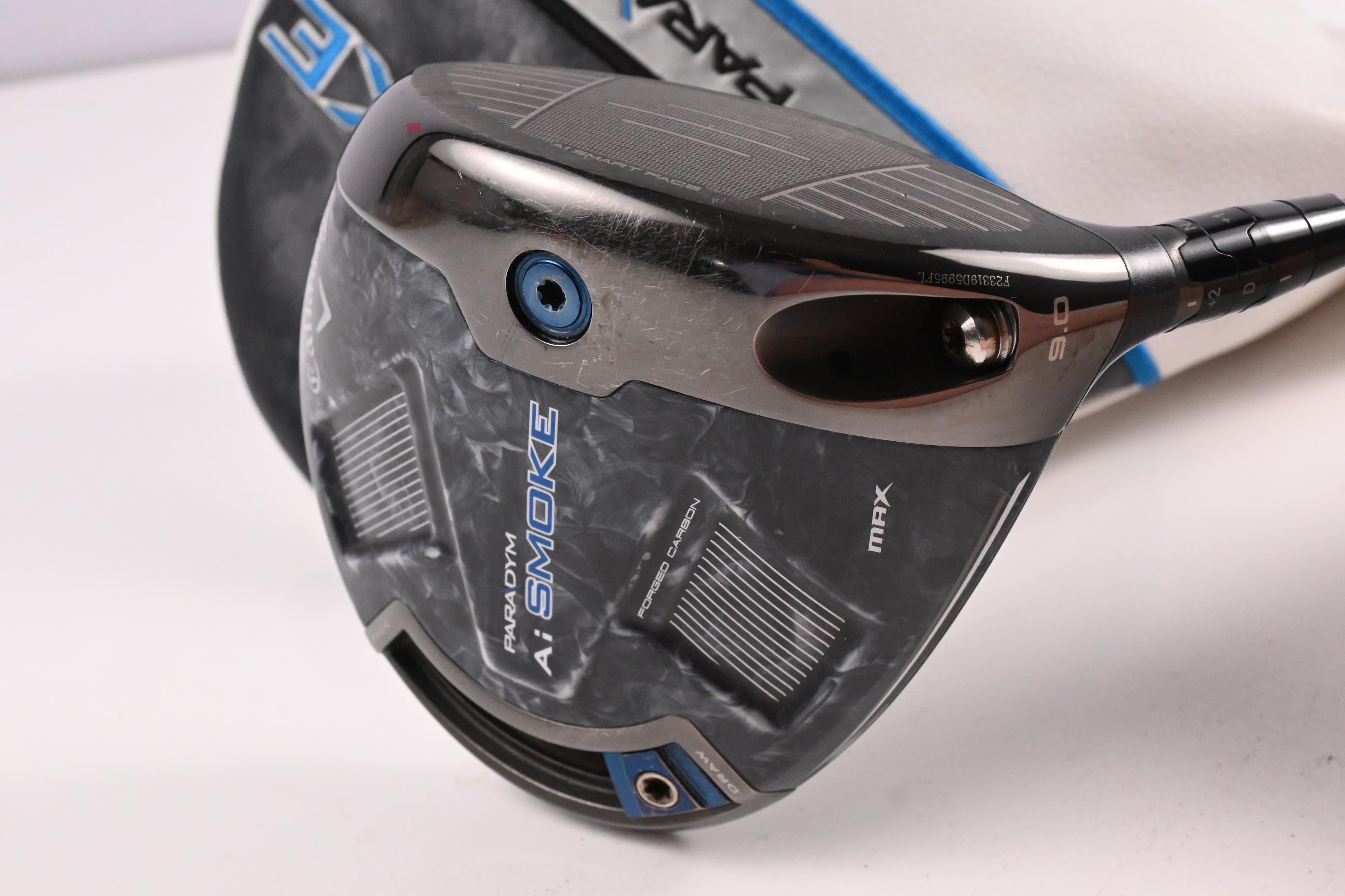 Callaway Paradym Ai Smoke Max Driver / 9 Degree / Stiff Flex Kai'li White 60