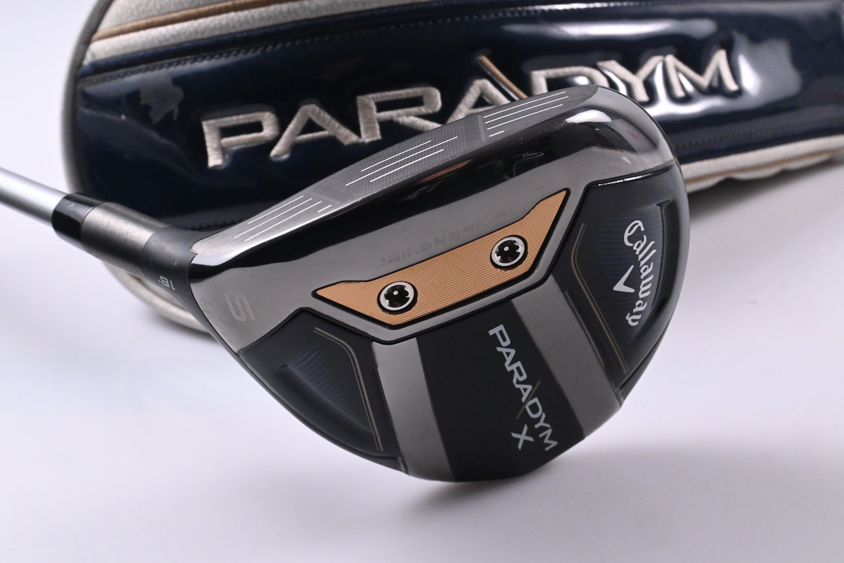 Left Hand Callaway Paradym #5 Wood / 18 Degree / Senior Flex Aldila Ascent PL 50