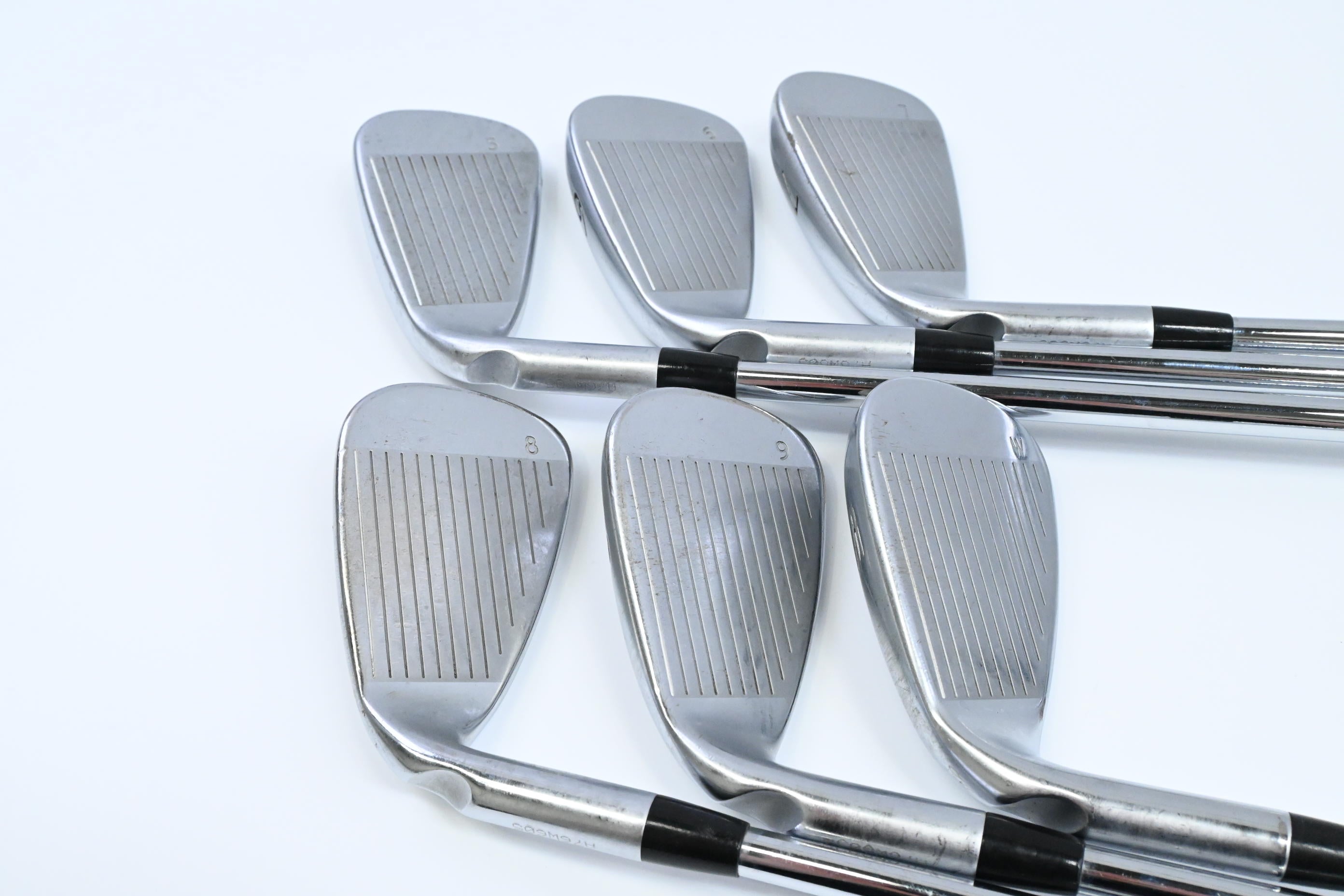 Ping G400 Irons / 5-PW / Green Dot / Regular Flex Ping AWT 2.0 Shafts