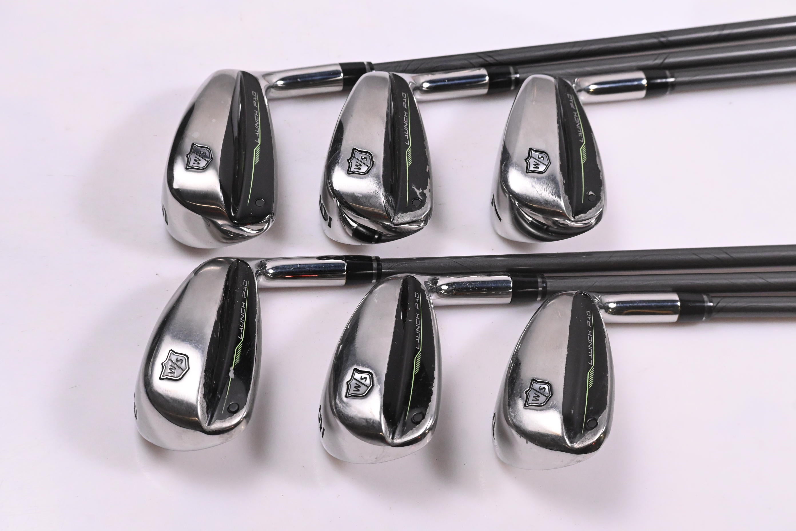 Wilson Launch Pad 2022 Irons / 5-PW / Regular Flex Evenflow 65 Shafts