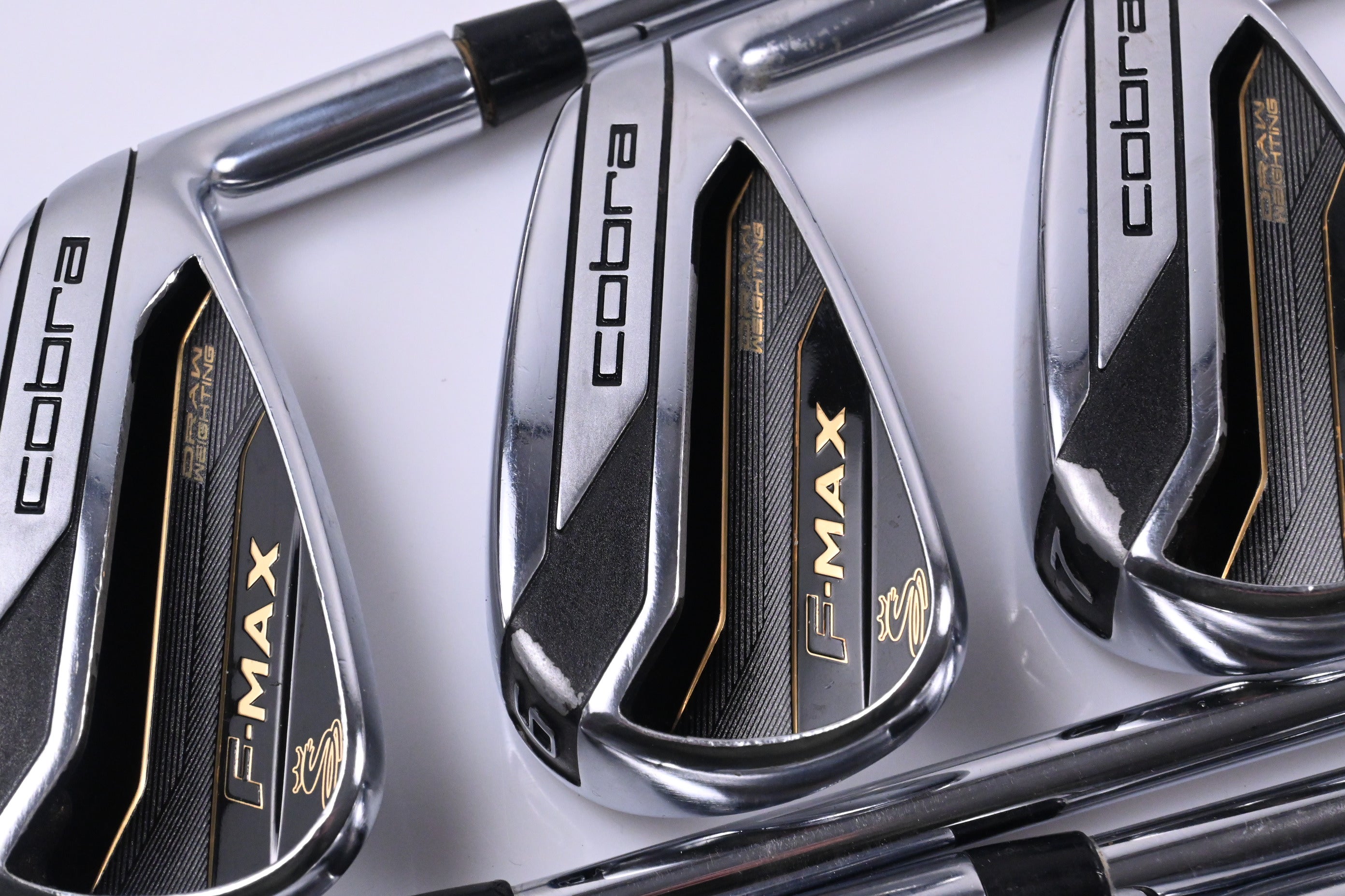 Cobra F-Max Irons / 5-PW / Regular Flex Cobra Shafts