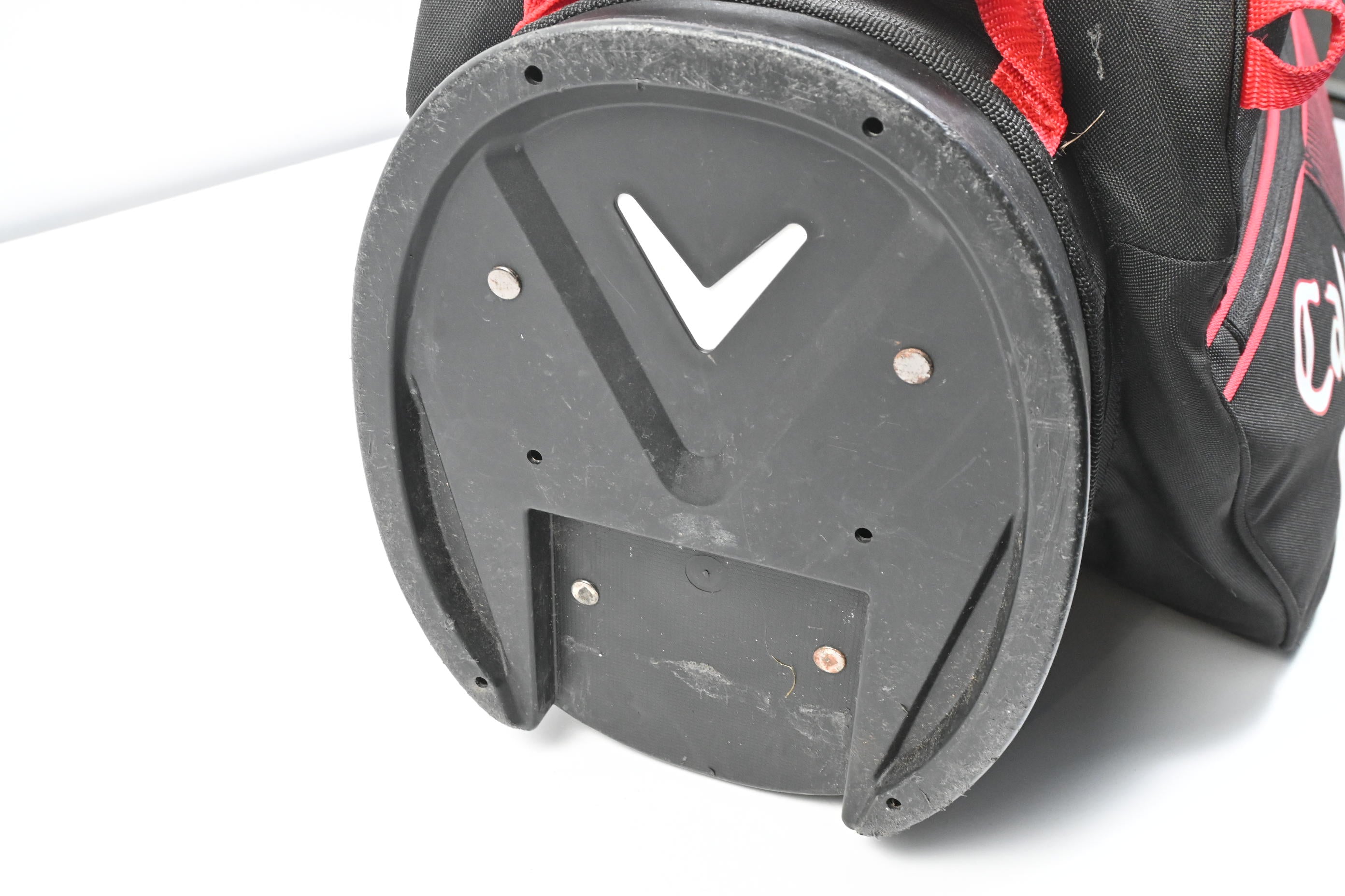 Callaway Chev Org Cart Bag / 14-Way Divider / White, Red & Black