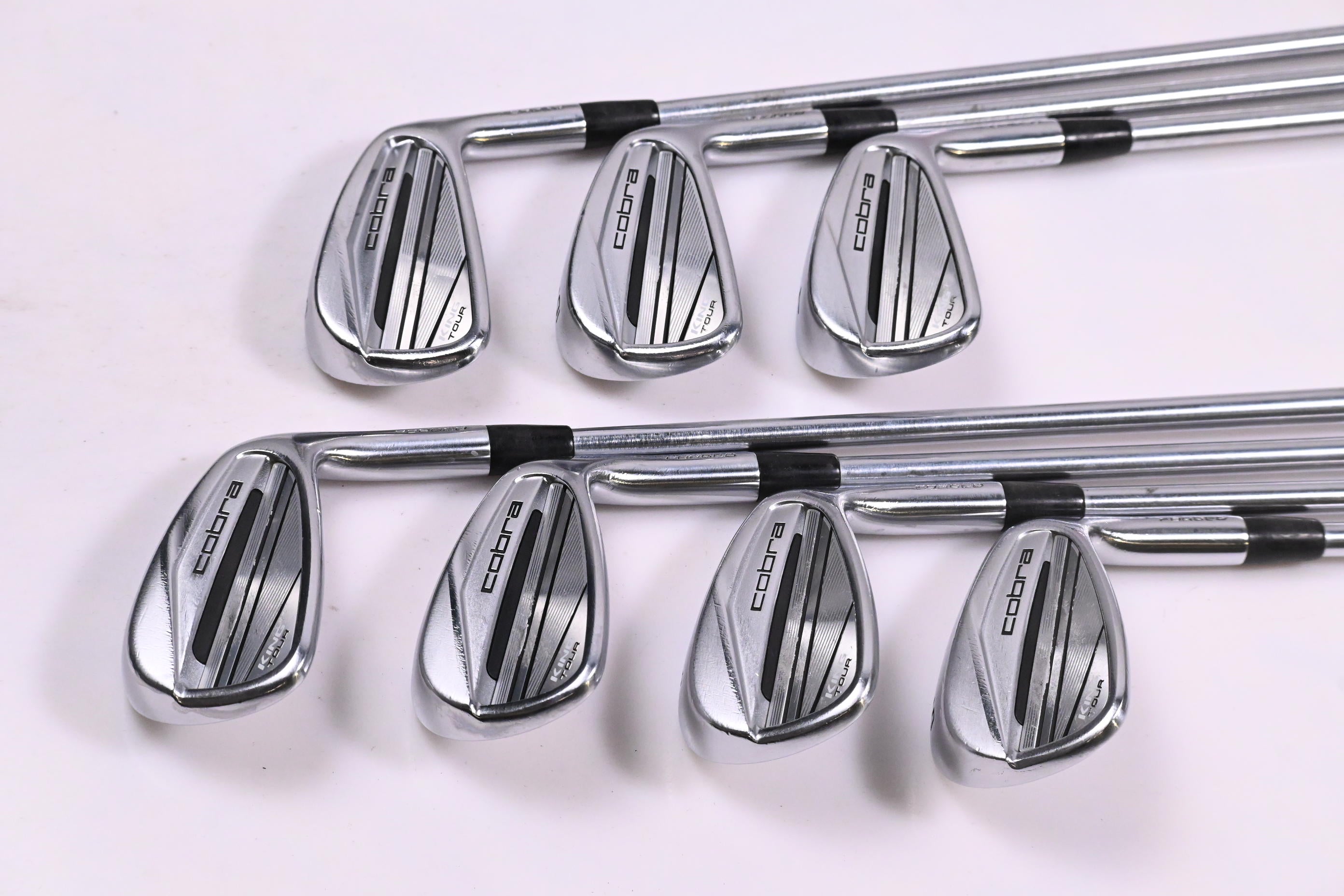 Cobra King Tour 2023 Irons / 5-PW+GW / Regular Flex Project X IO 105 Shafts