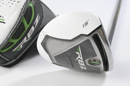 Taylormade RBZ #3 Wood / 15 Degree / Stiff Flex Matrix Ozik Xcon-5 Shaft