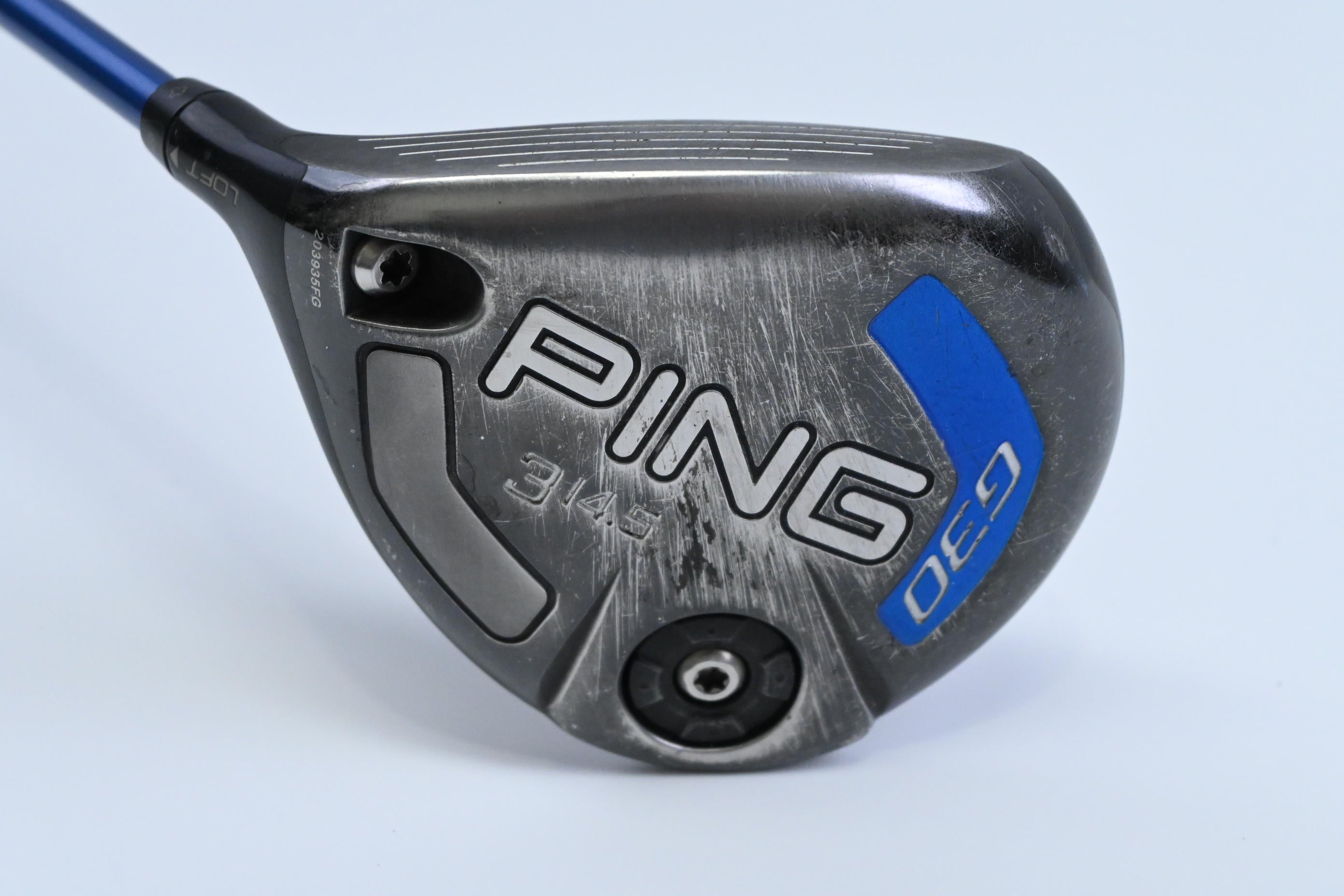 Left Hand Ping G30 #3 Wood / 14.5 Degree / Regular Flex Ping TFC 419 Shaft
