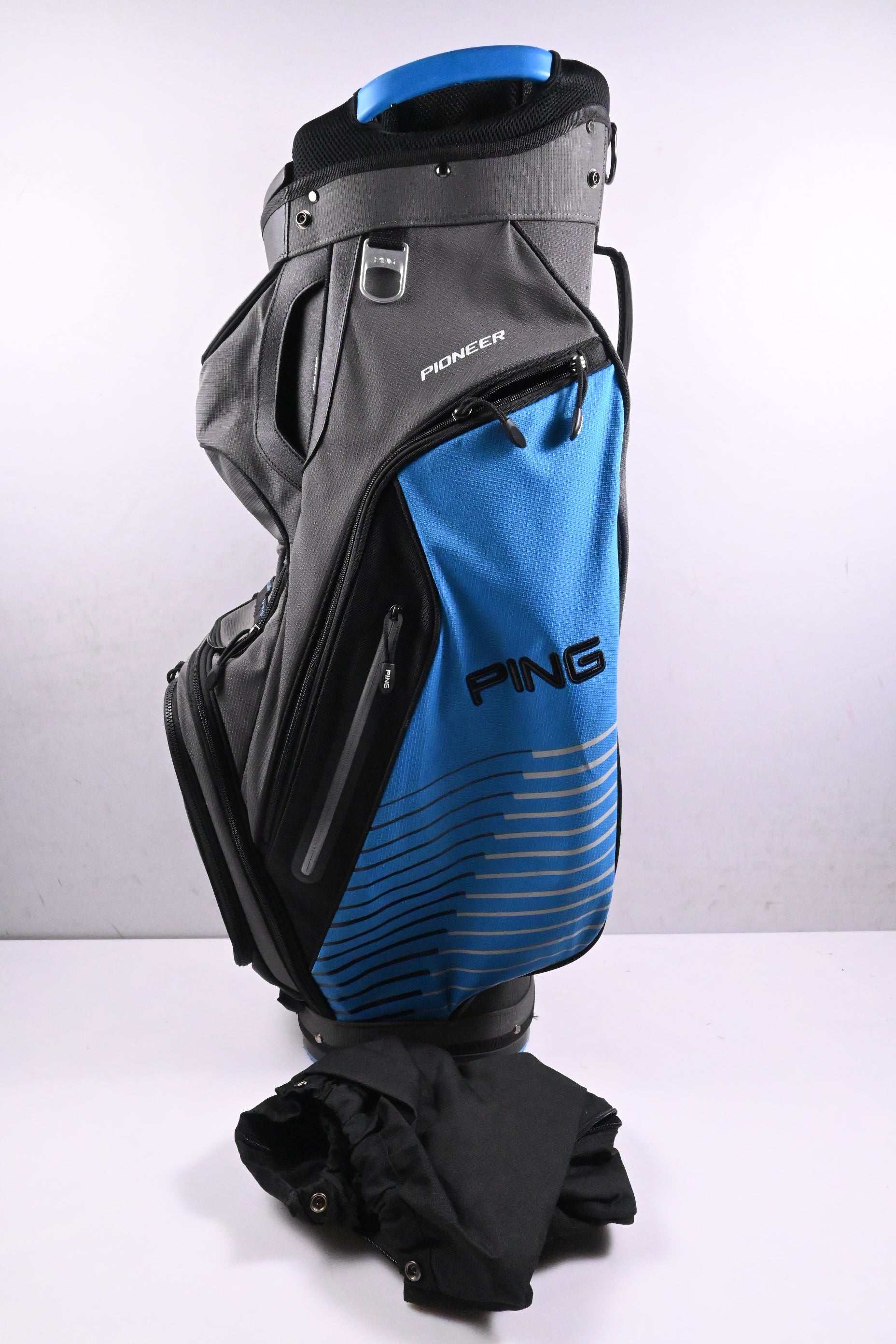 Ping Pioneer Cart Bag / 15-Way Divider / Grey, Blue