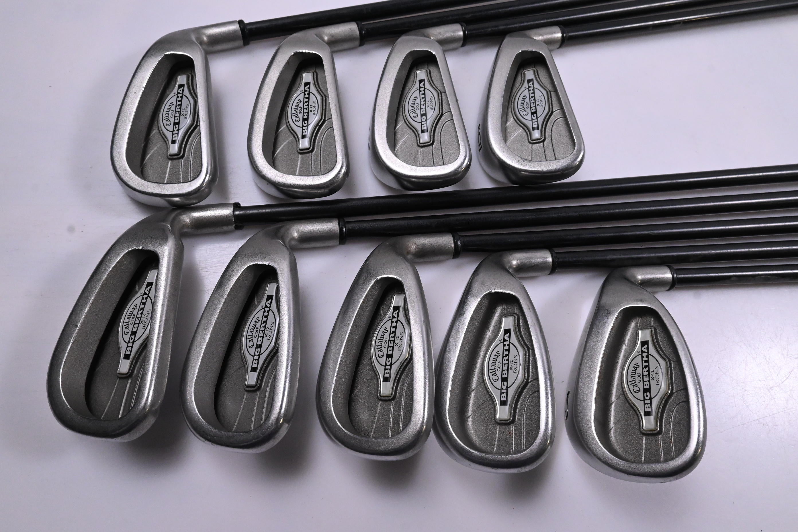 Callaway X-12 Irons / 3-PW+SW / Regular Flex Callaway RCH 96 Shafts