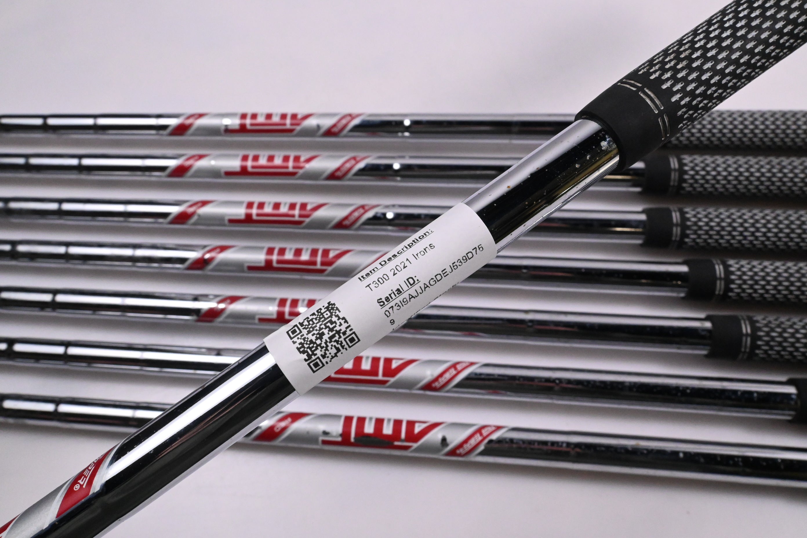 Titleist T300 2021 Irons / 4-PW+48° / Stiff Flex AMT Red S300 Shafts