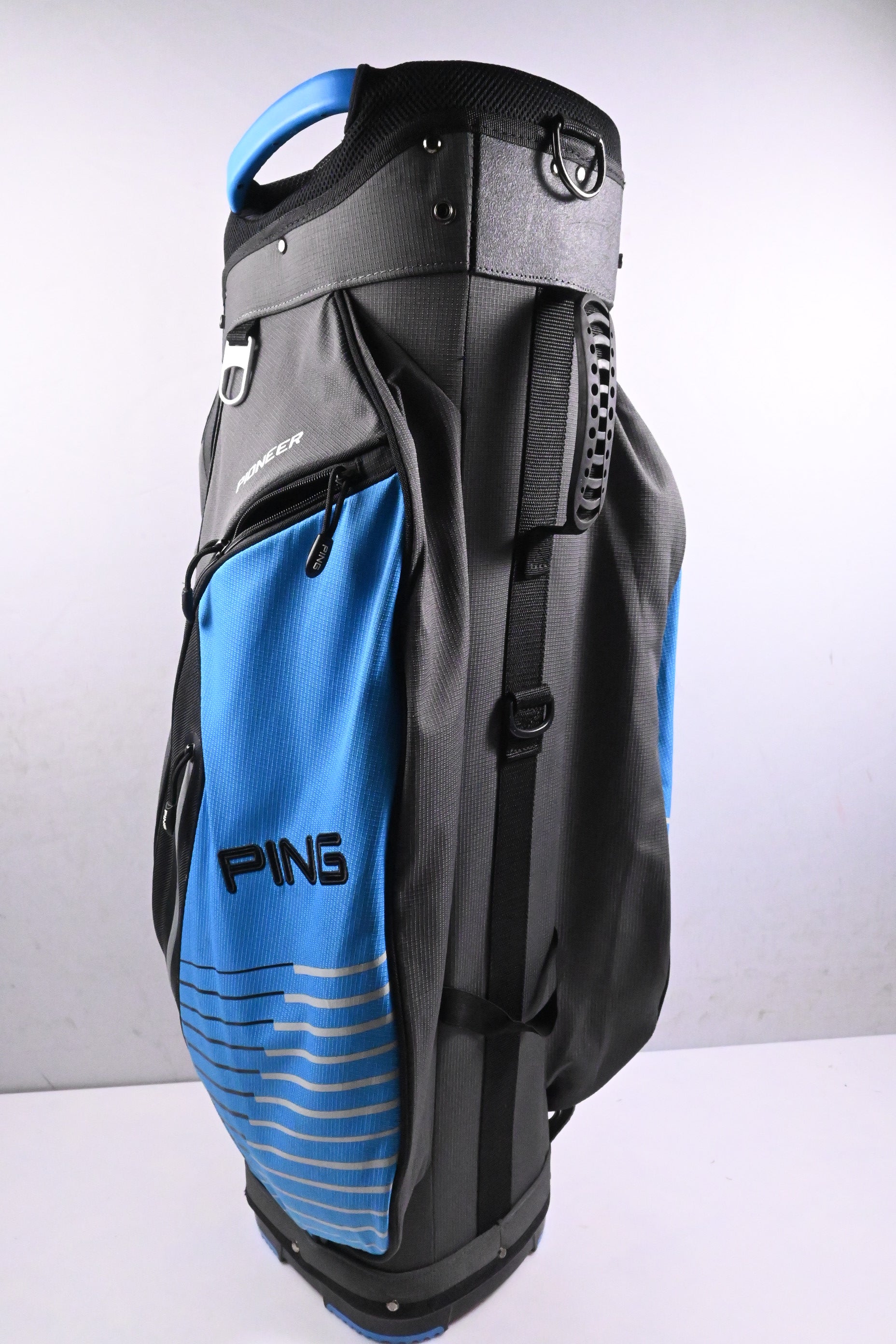 Ping Pioneer Cart Bag / 15-Way Divider / Grey, Blue