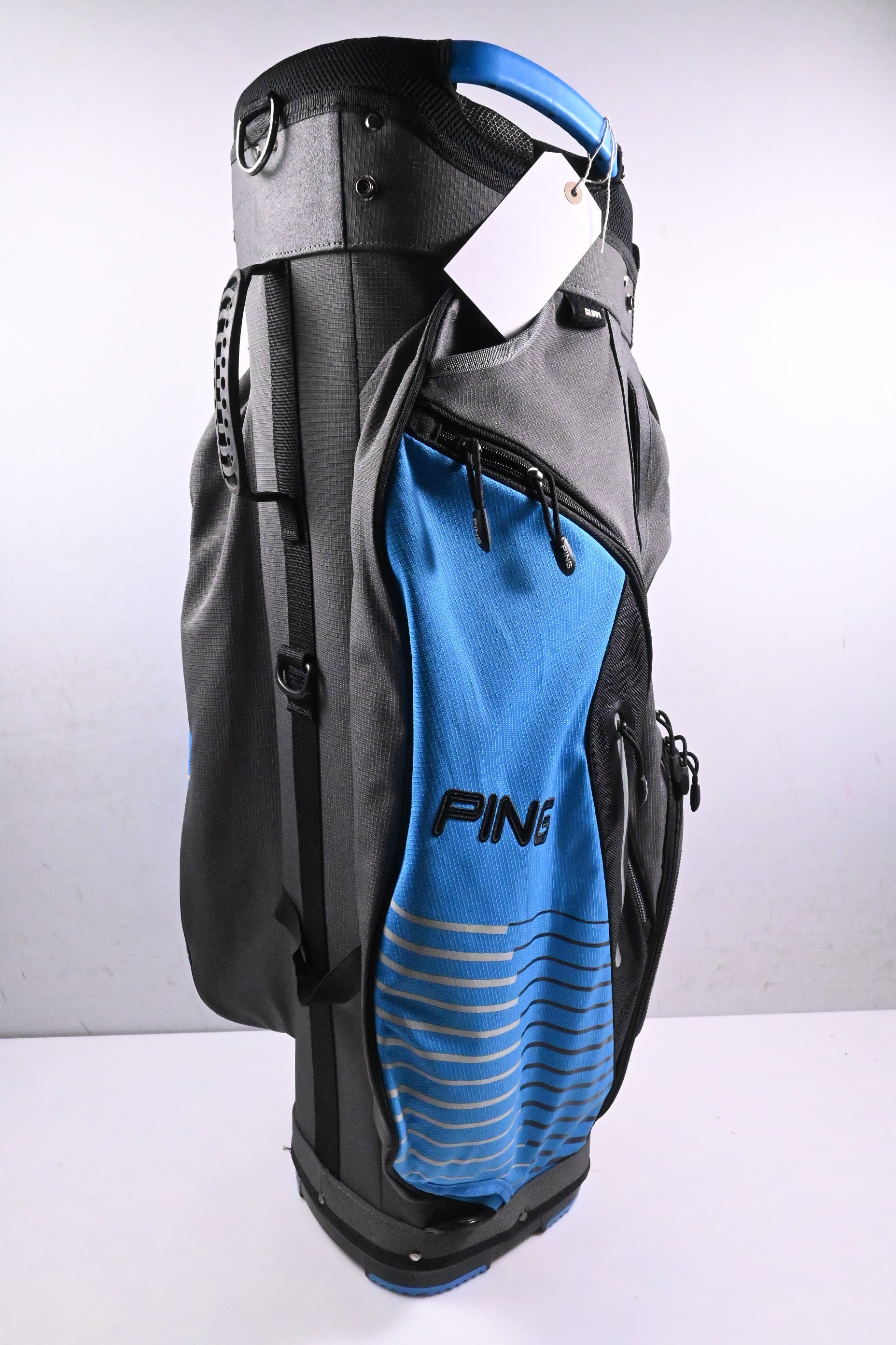 Ping Pioneer Cart Bag / 15-Way Divider / Grey, Blue