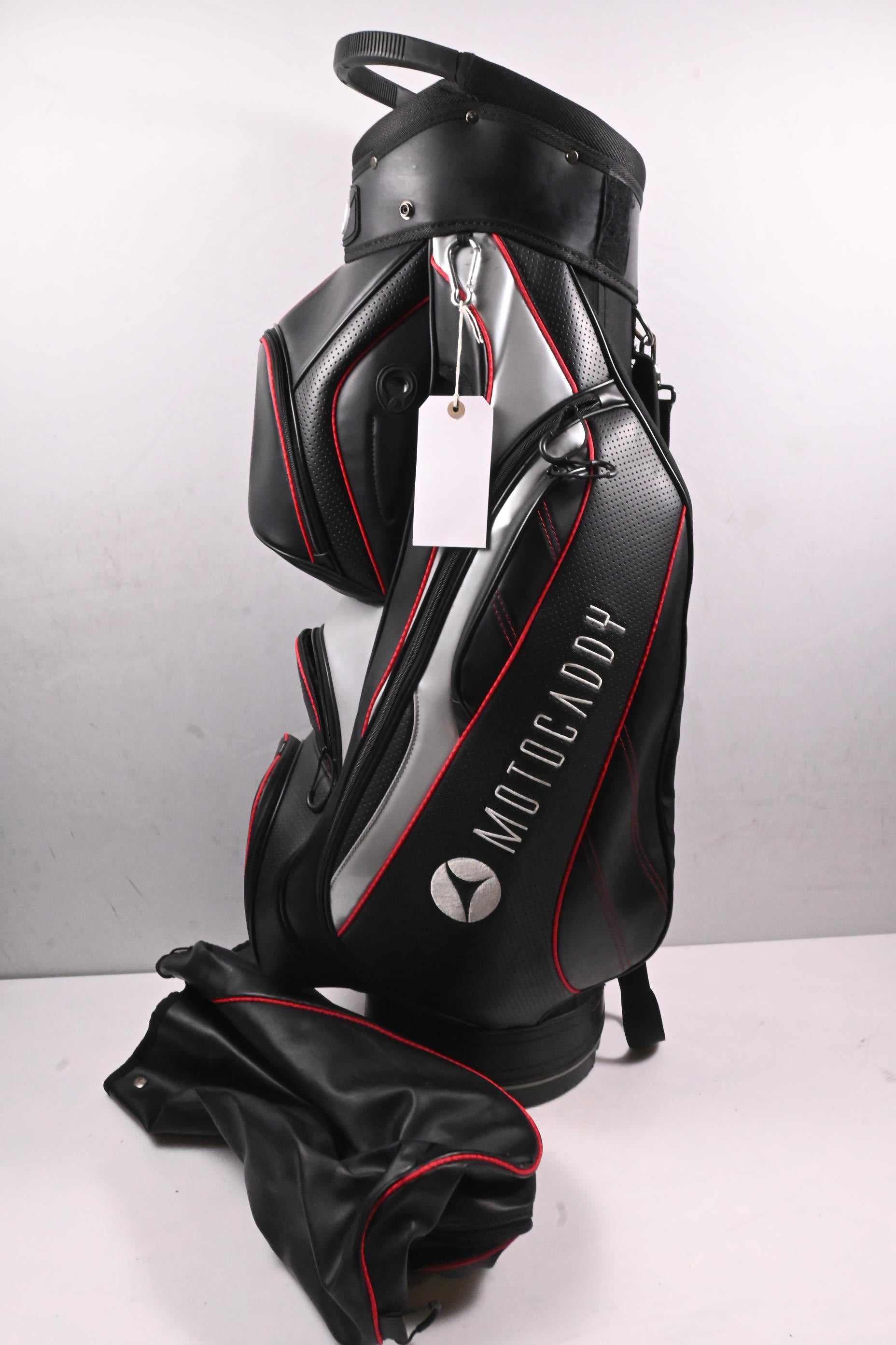 Motocaddy Cart Bag / 14-Way Divider / Black, Red