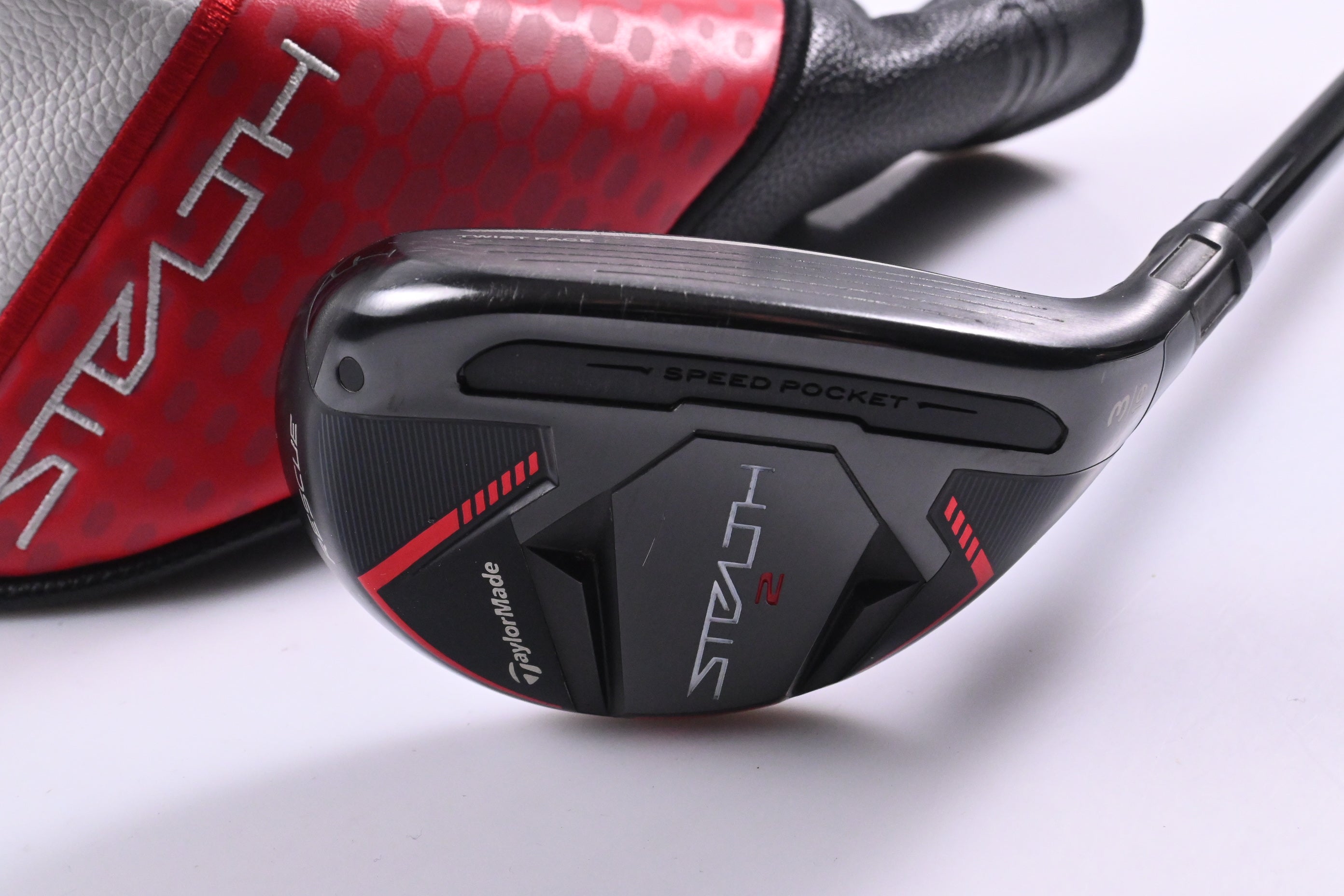 Taylormade Stealth 2 #3 Hybrid / 19 Degree / Stiff Flex Ventus TR Red 7 Shaft