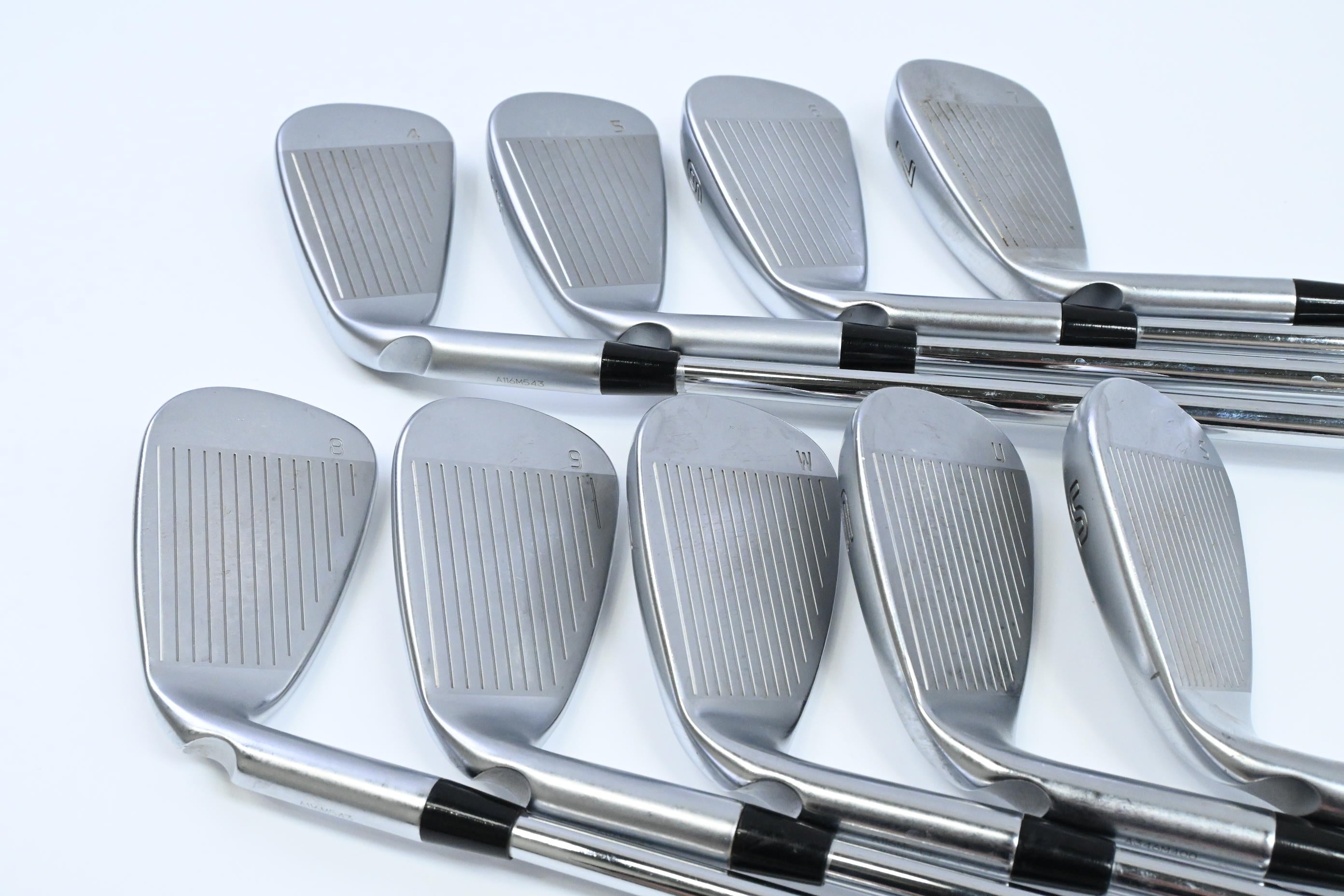 Ping G425 Irons / 4-PW+UW+SW / Blue Dot / Regular Flex Ping AWT 2.0 Shafts