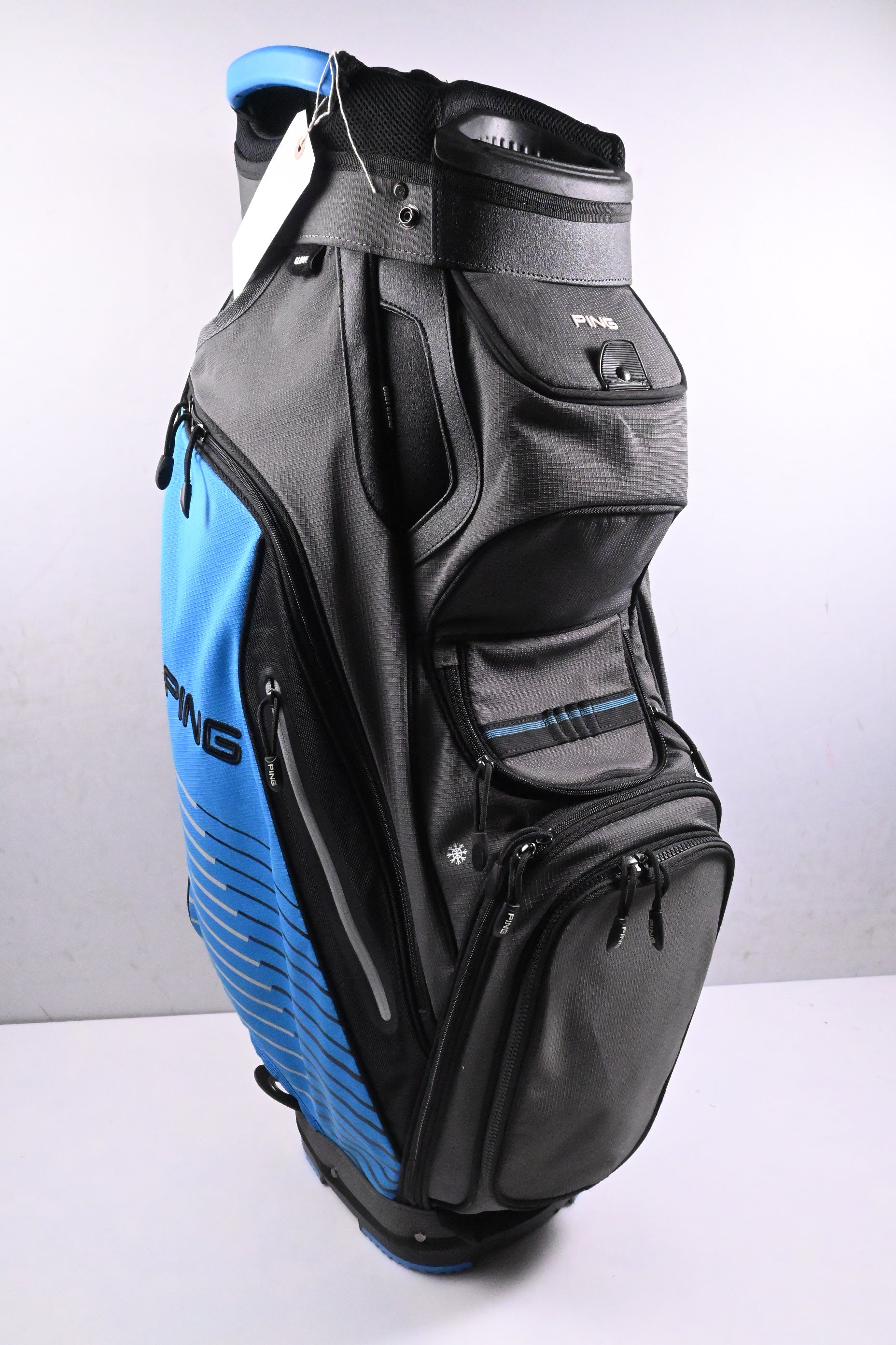 Ping Pioneer Cart Bag / 15-Way Divider / Grey, Blue