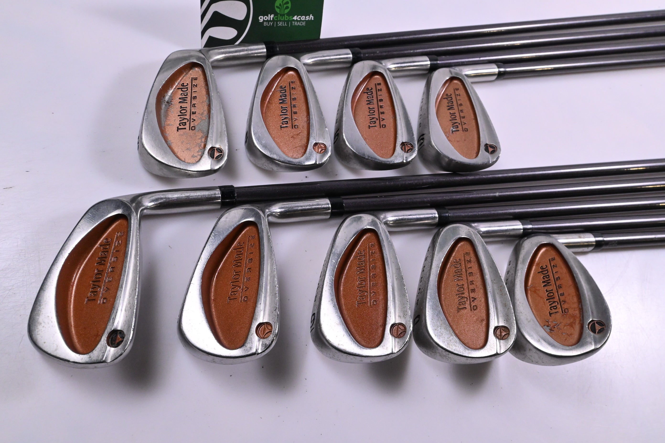 Taylormade Burner Oversize Irons / 3-PW+SW / Stiff Flex Taylormade Bubble 90