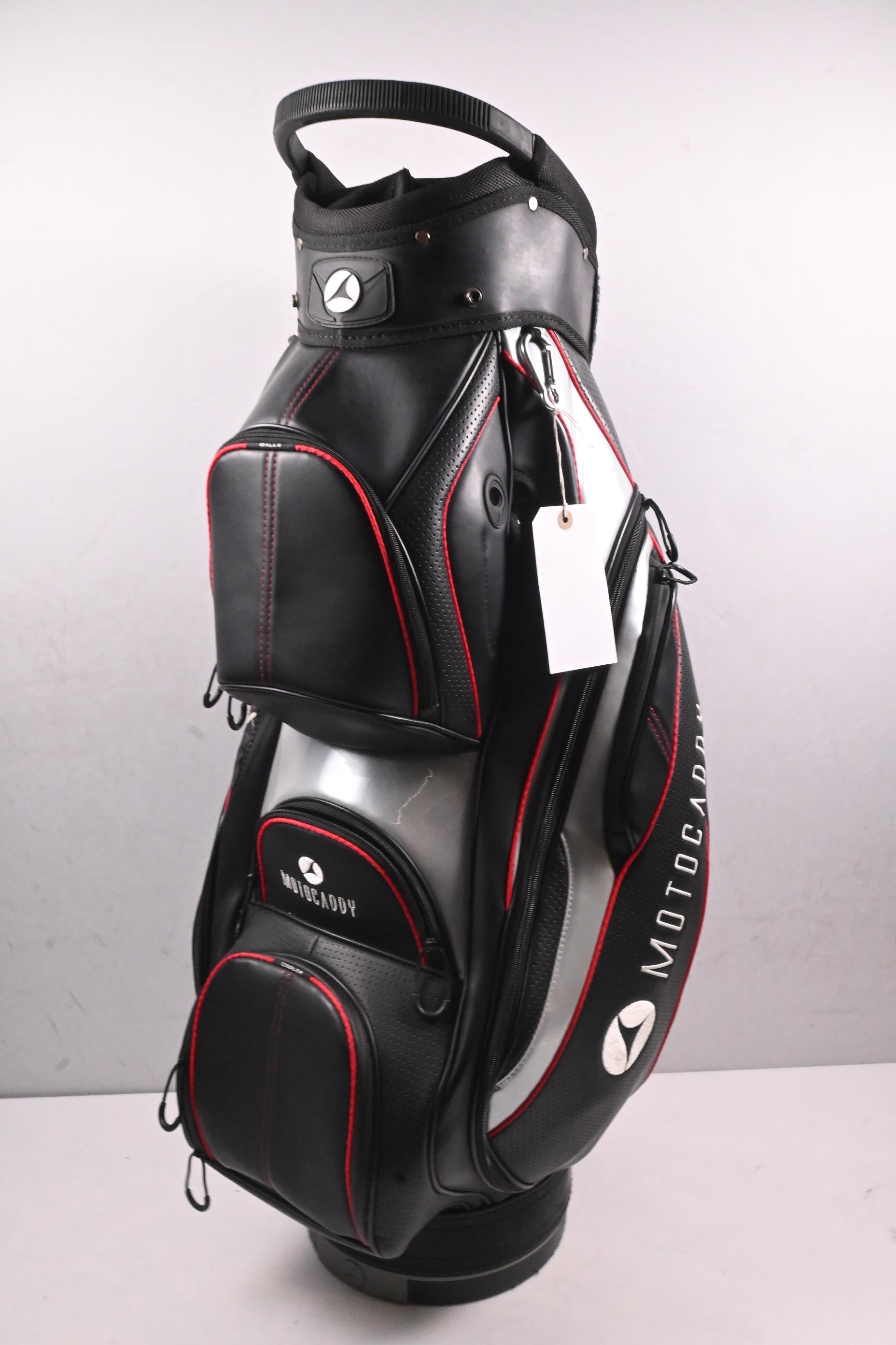 Motocaddy Cart Bag / 14-Way Divider / Black, Red